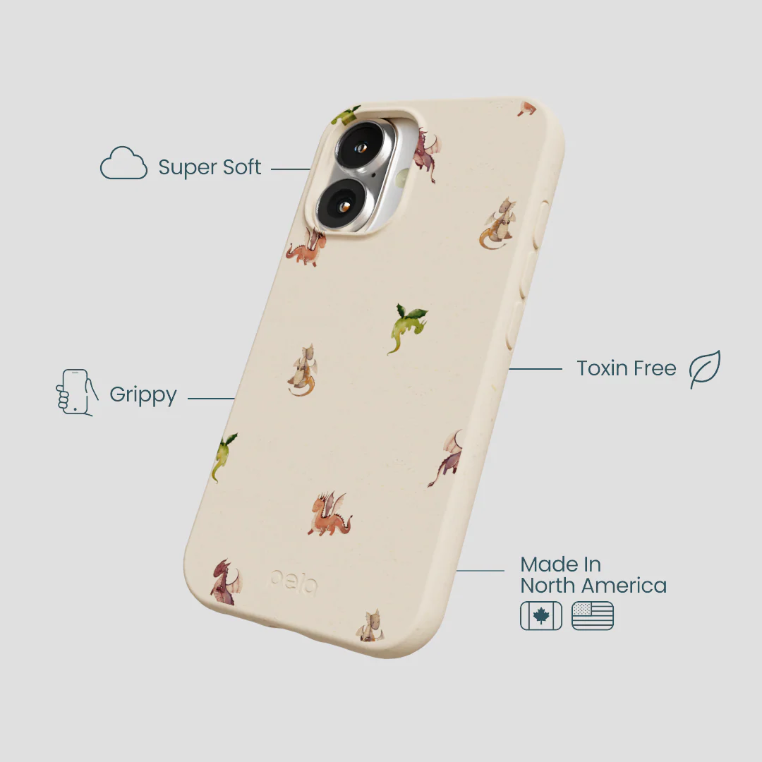 Seashell Lil Dragons iPhone 16 Case - Image 4