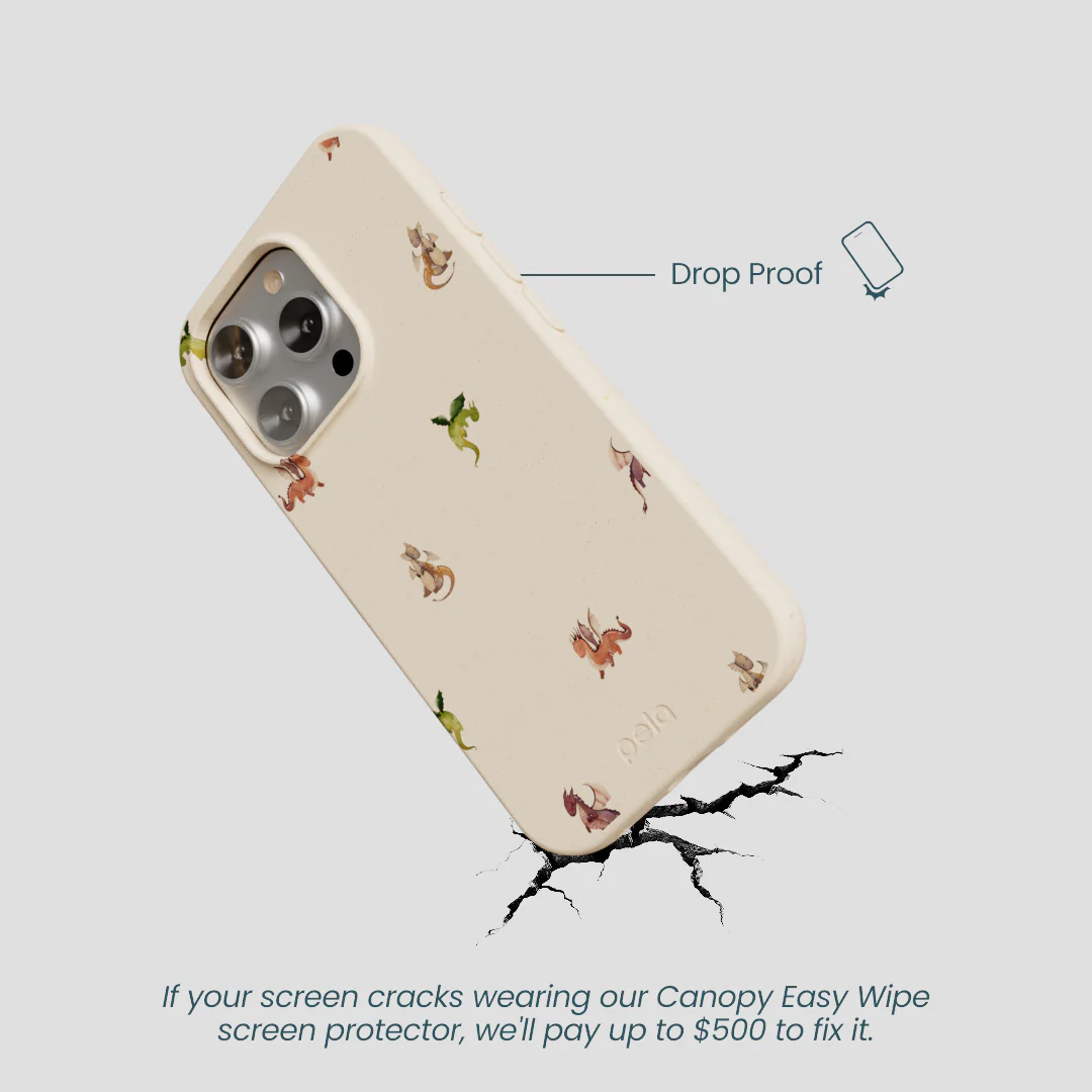 Seashell Lil Dragons iPhone 16 Pro Case - Image 5