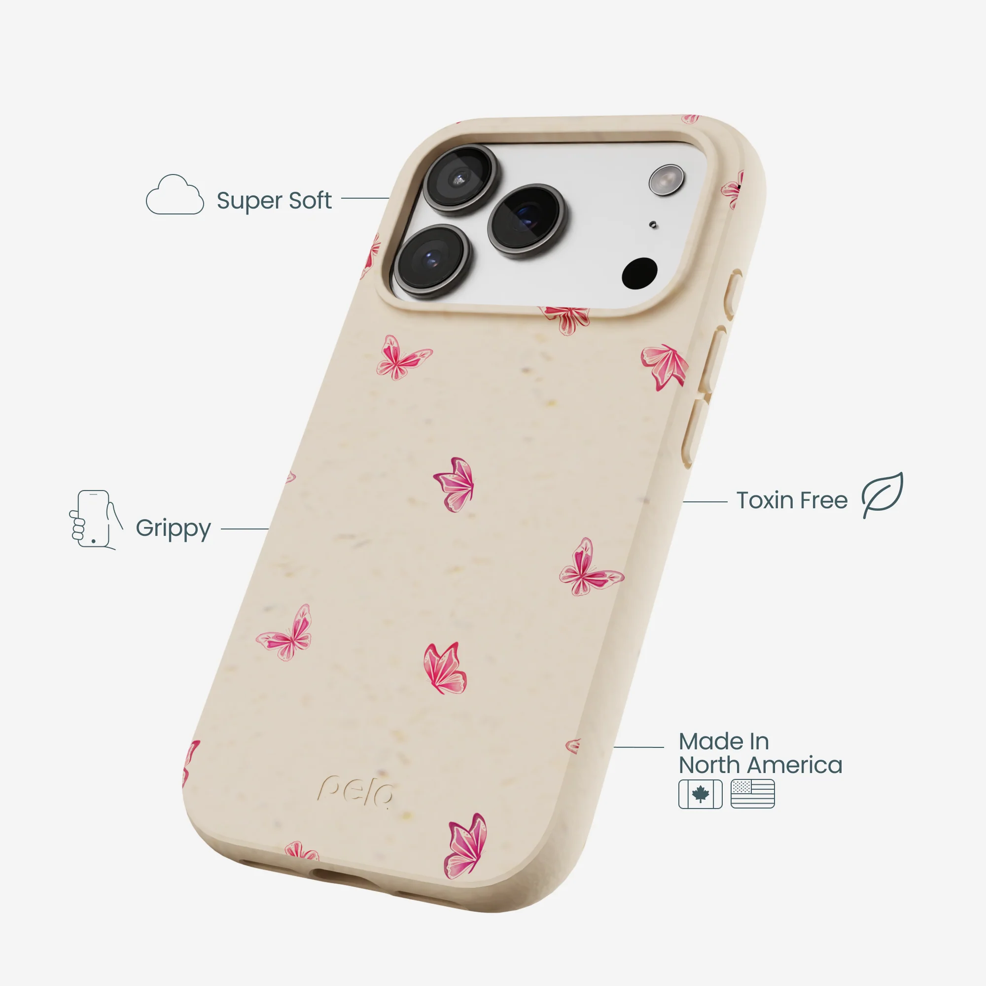 Seashell Lil Flutters iPhone 17 Pro Case - Image 4