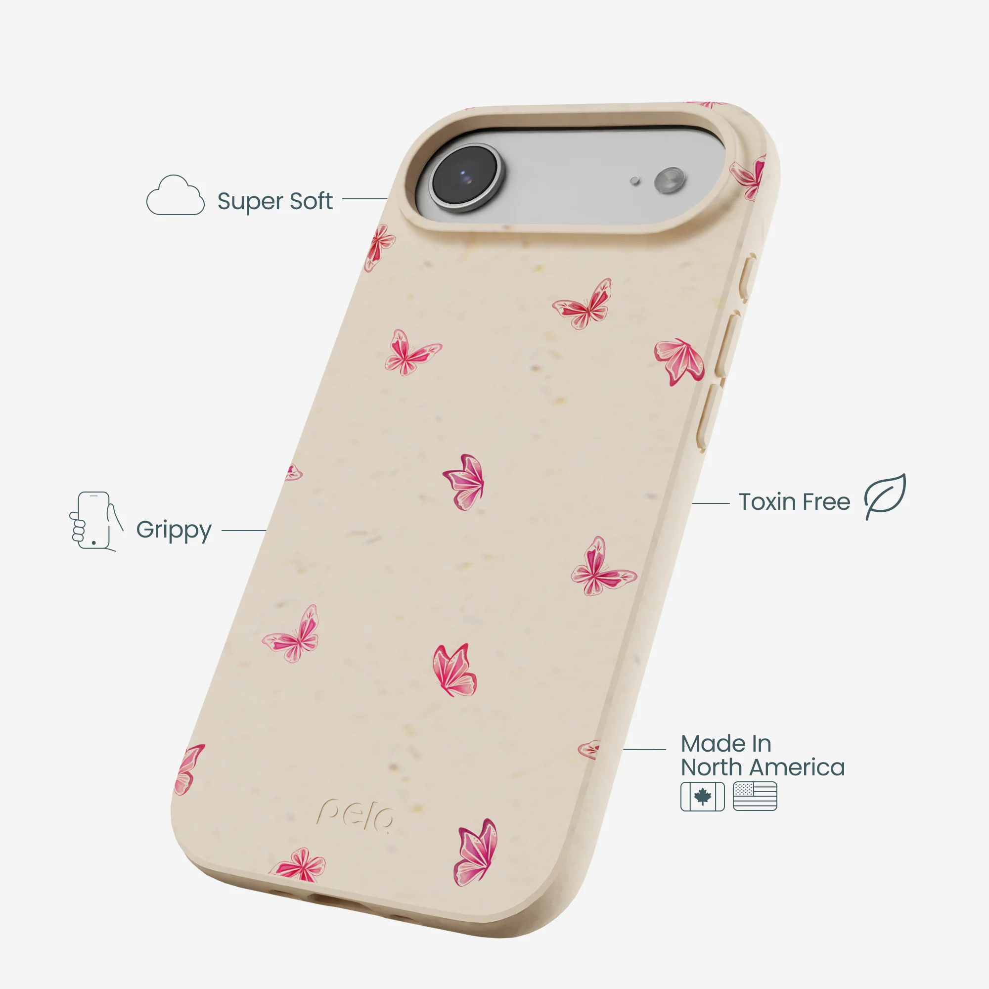 Seashell Lil Flutters iPhone Air Case - Image 4