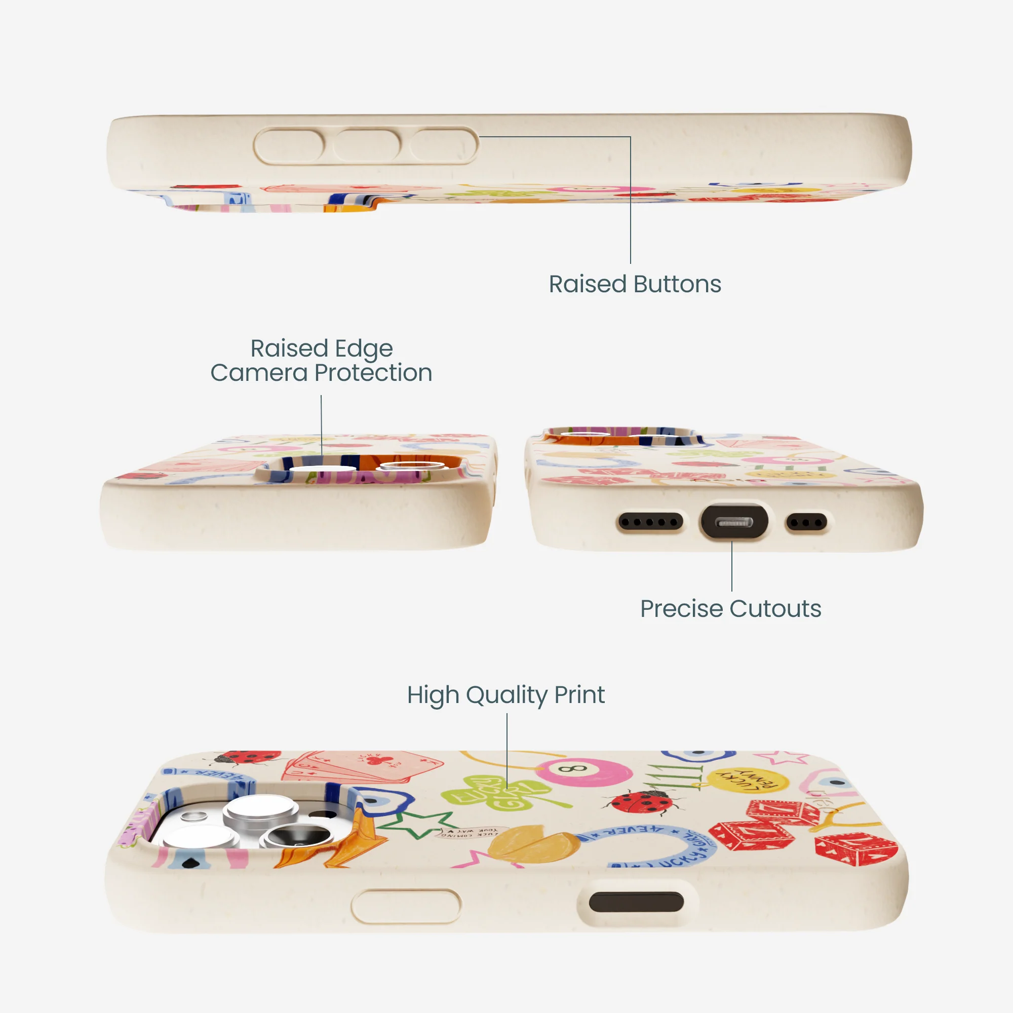 Seashell Lucky Me iPhone 16 Pro Max Case - Image 3