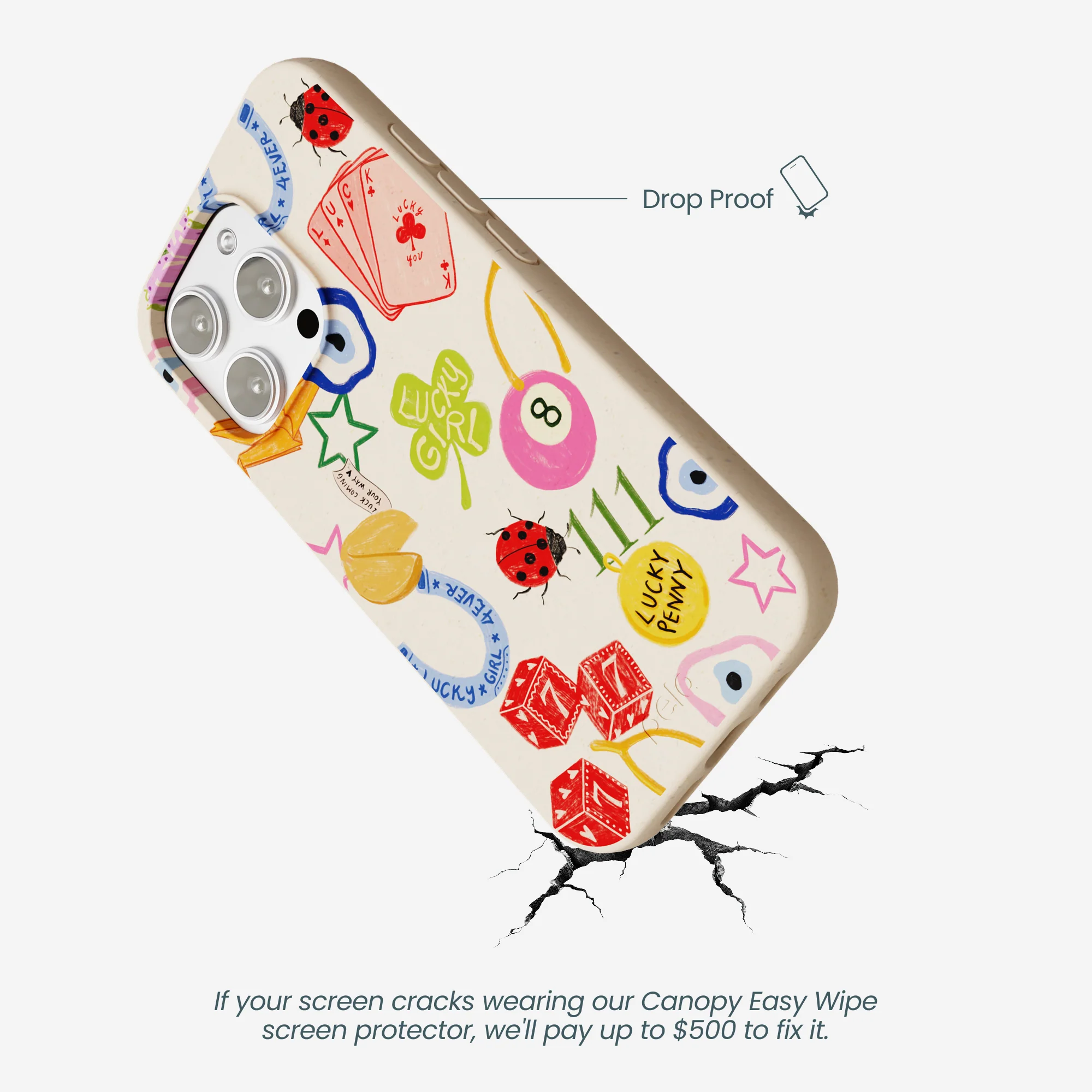 Seashell Lucky Me iPhone 16 Pro Max Case - Image 5