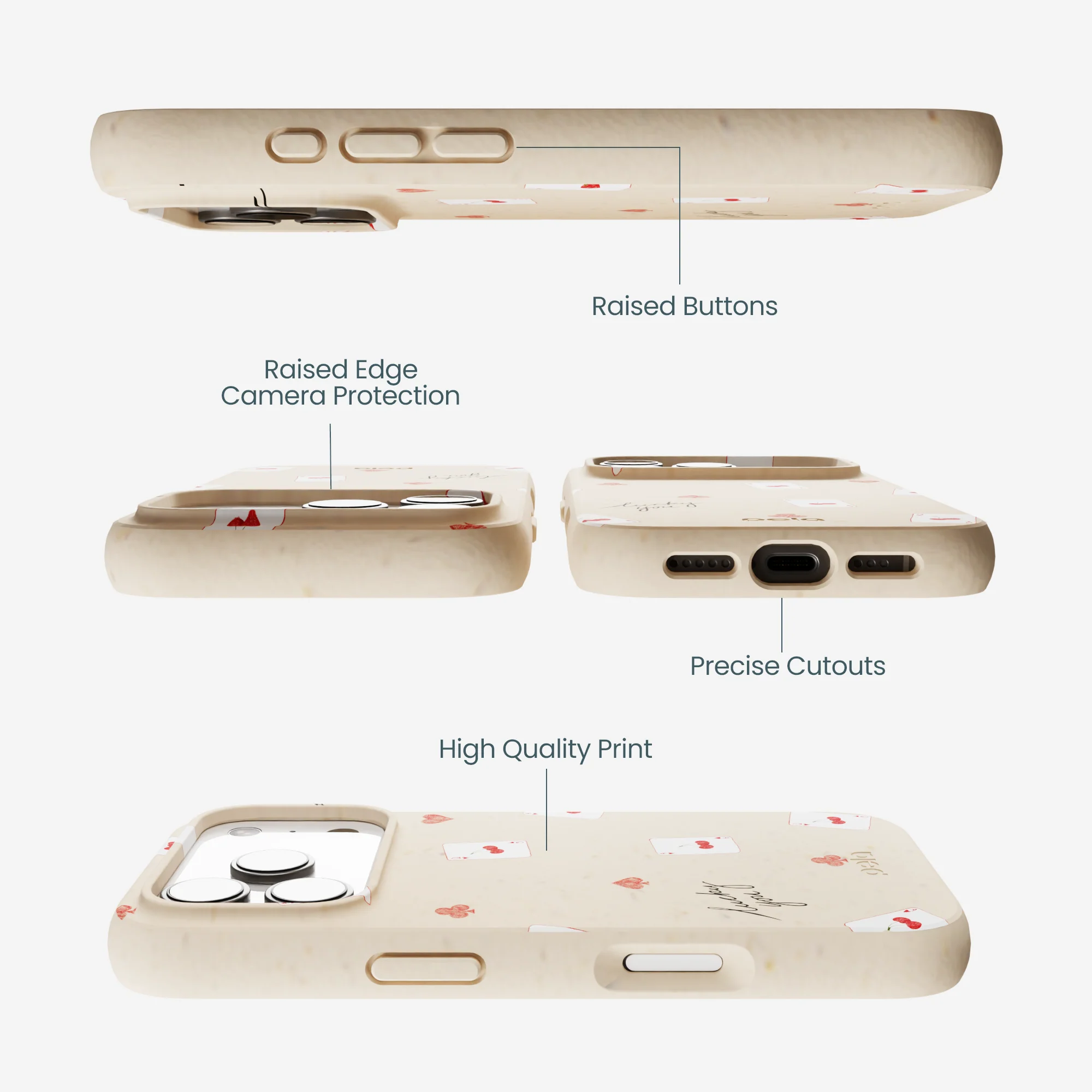 Seashell Lucky You iPhone 17 Pro Case - Image 3