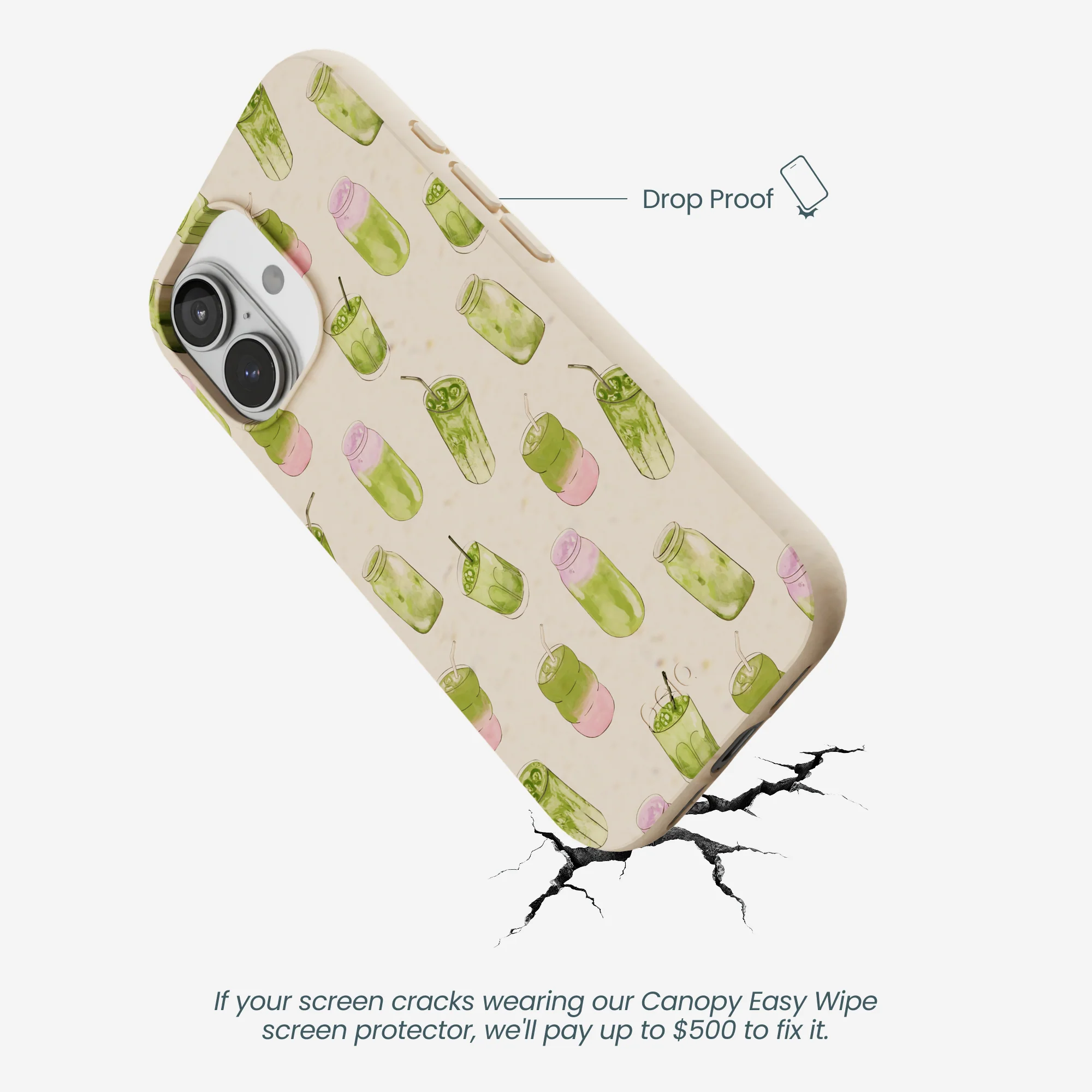 Seashell Matcha Love iPhone 17 Case - Image 5