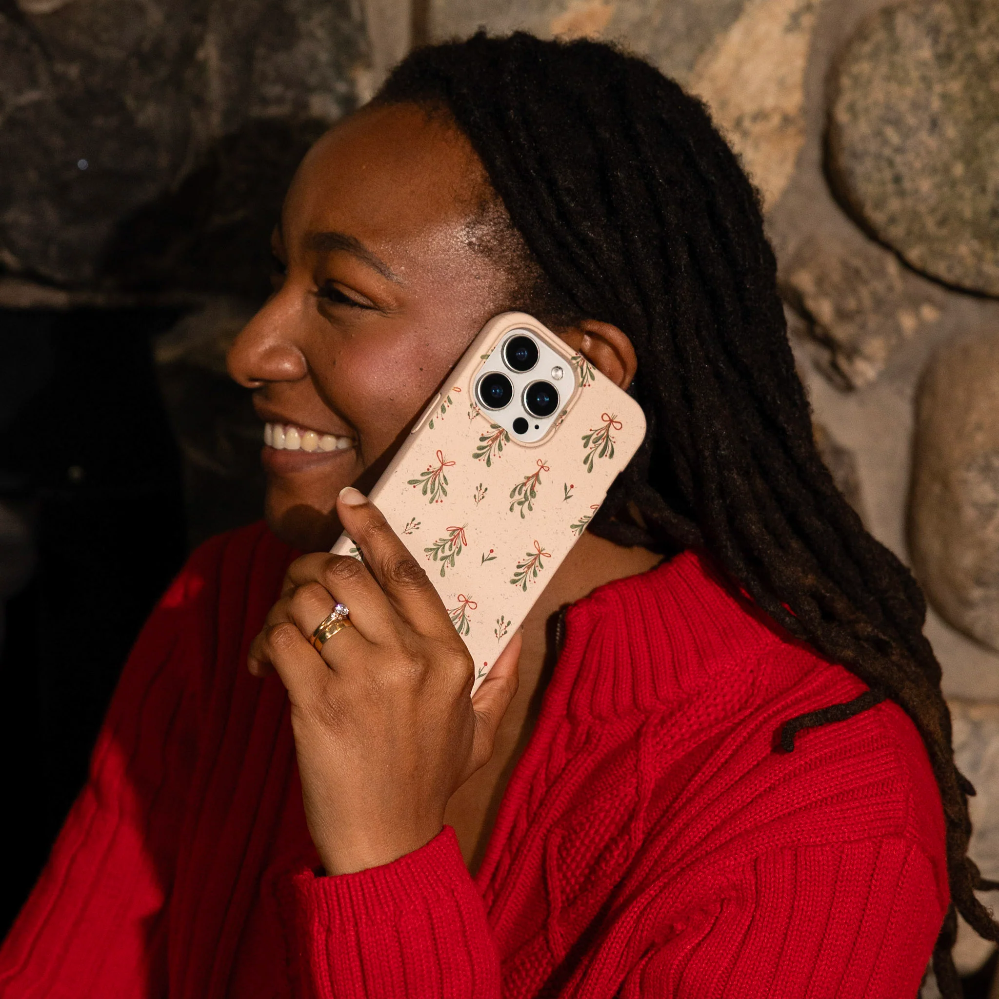 Seashell Merry Mistletoe iPhone 12 Mini Case - Image 5
