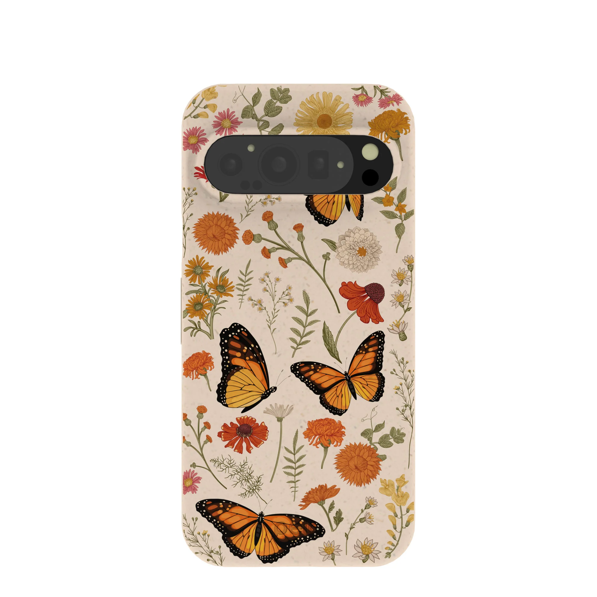 Seashell Monarch Butterfly Google Pixel 9/9 Pro Case