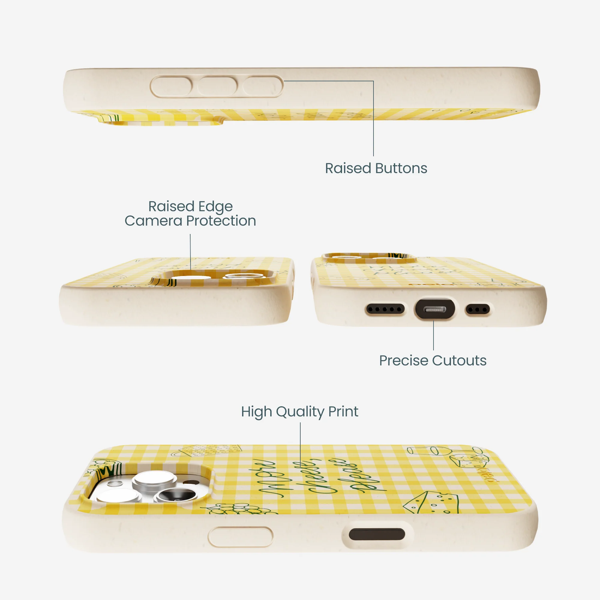 Seashell More Cheese iPhone 16 Pro Max Case - Image 3