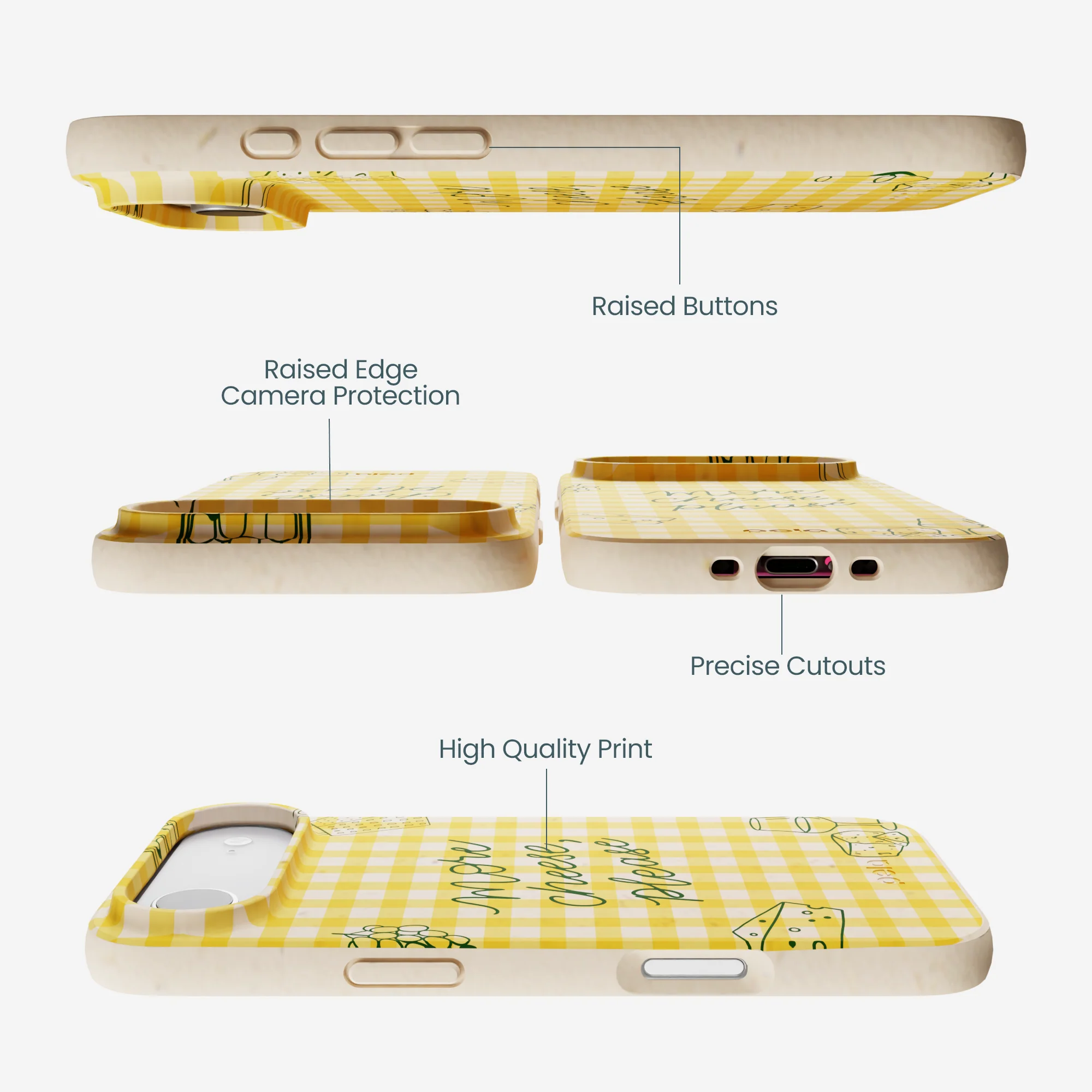 Seashell More Cheese iPhone Air Case - Image 3
