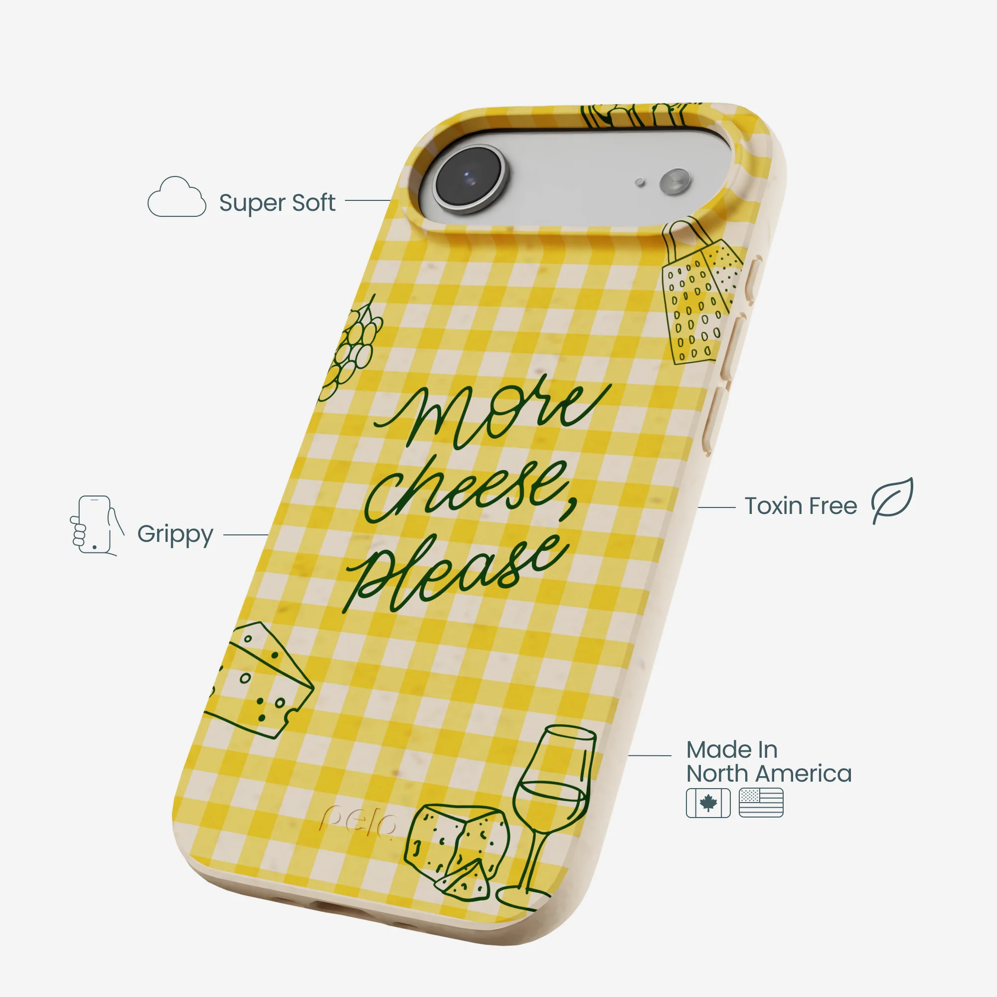 Seashell More Cheese iPhone Air Case - Image 4