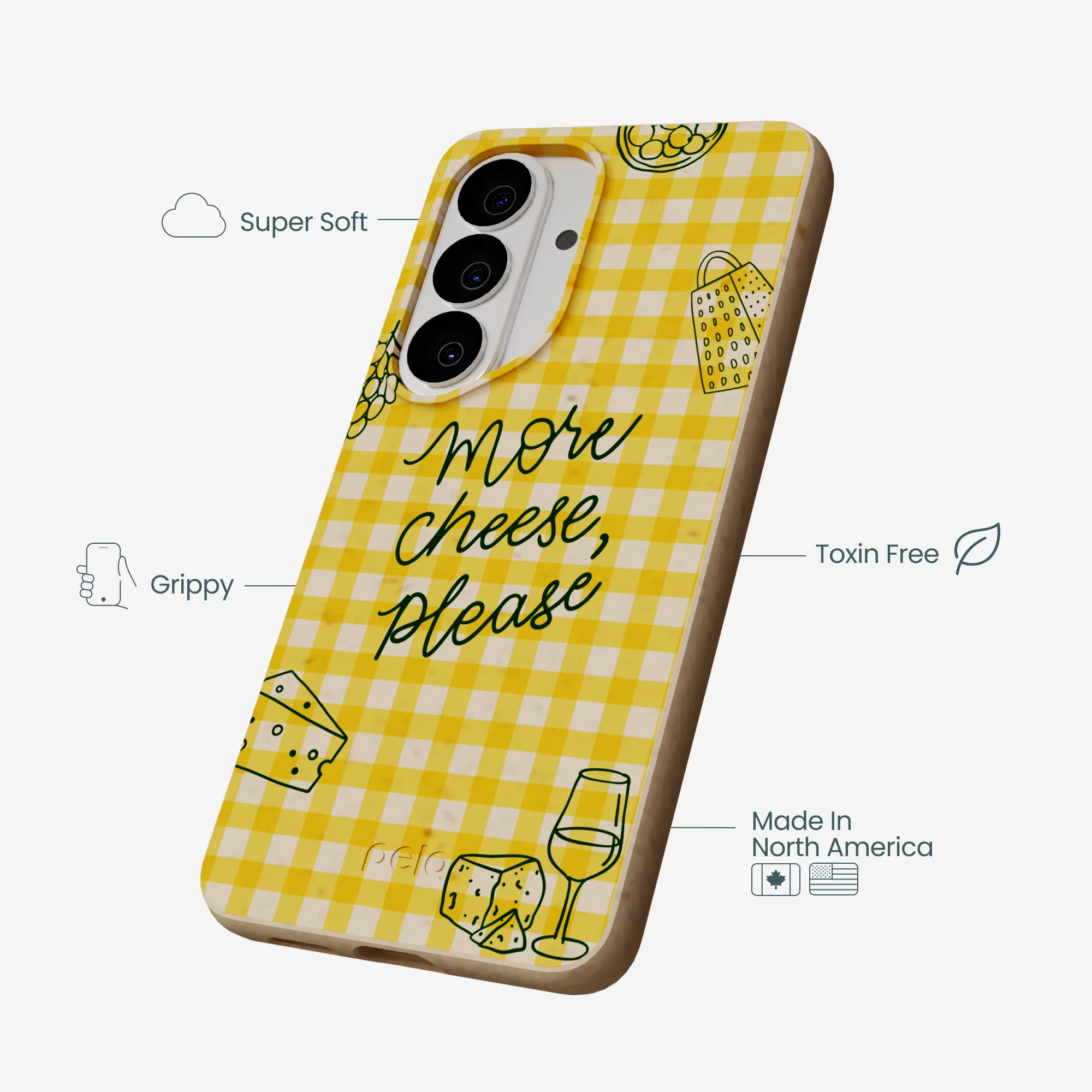 Seashell More Cheese Samsung Galaxy S26 Case - Image 4
