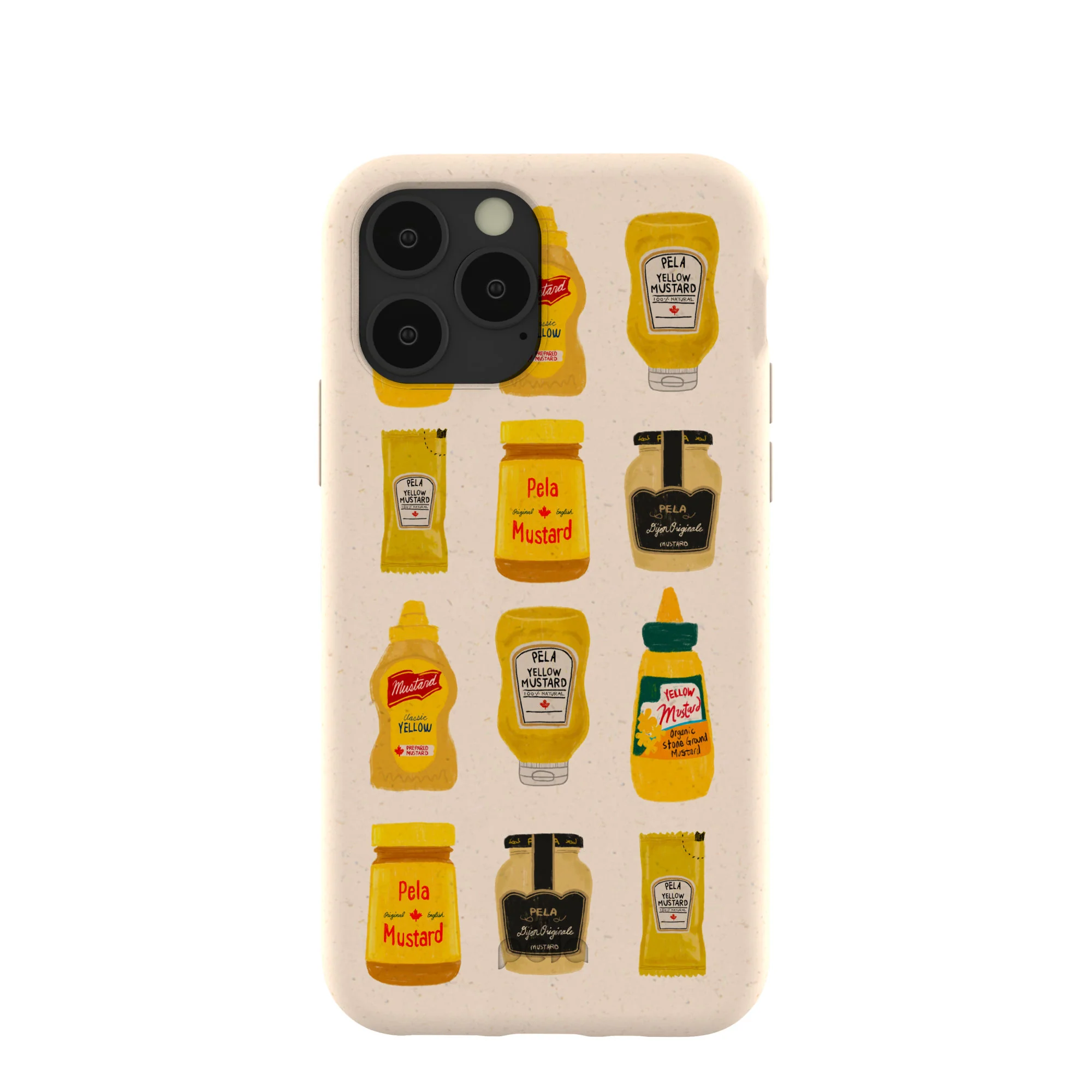 Seashell Mustard Fan iPhone 11 Pro Case