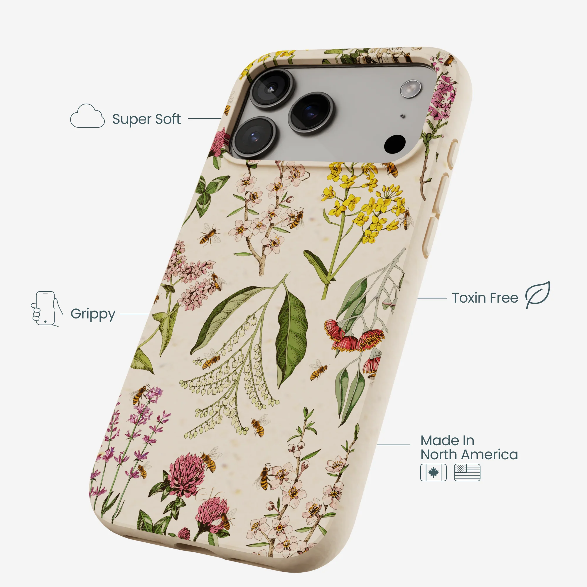 Seashell Nectar and Pollen iPhone 17 Pro Max Case - Image 4