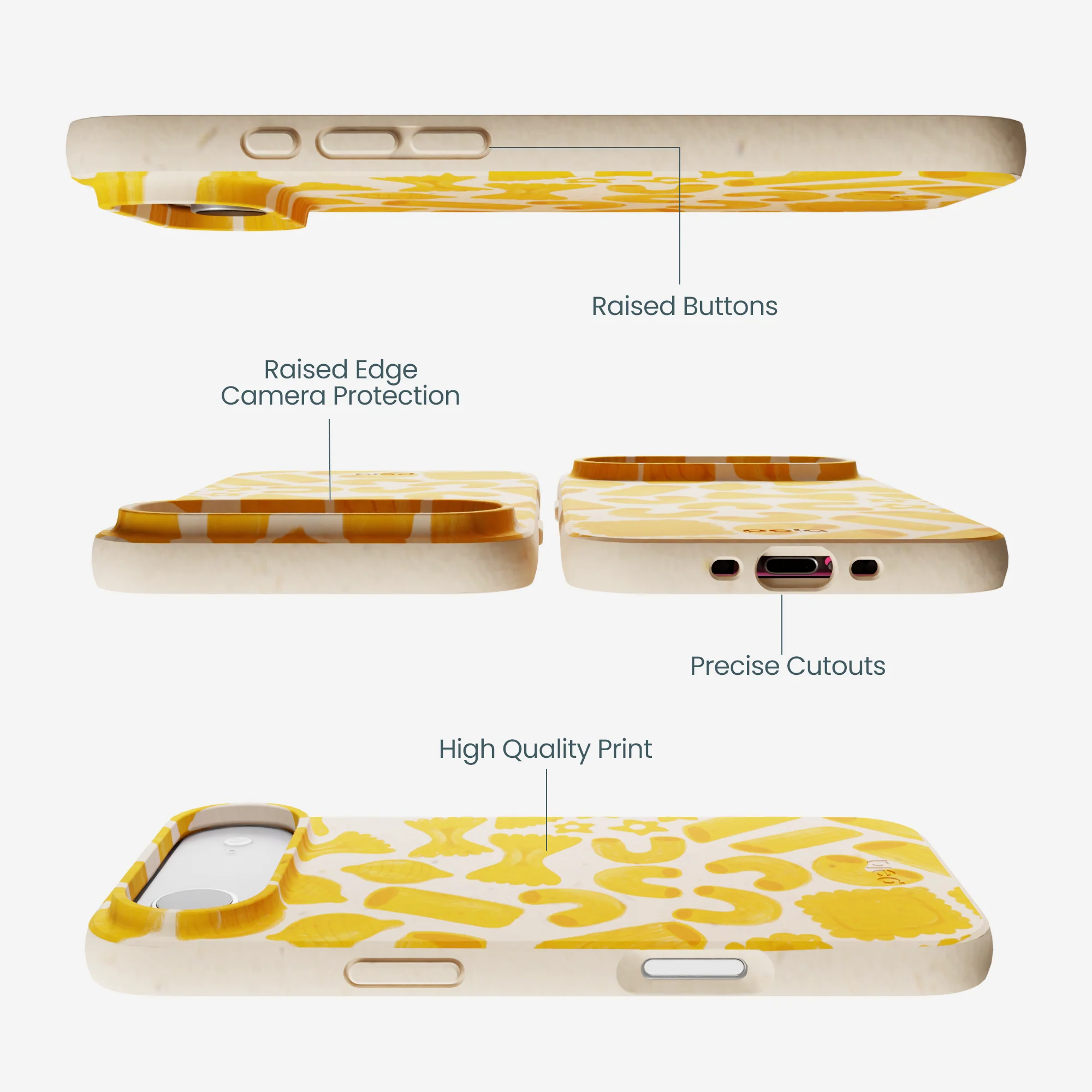Seashell Noodle Fiesta iPhone Air Case - Image 3