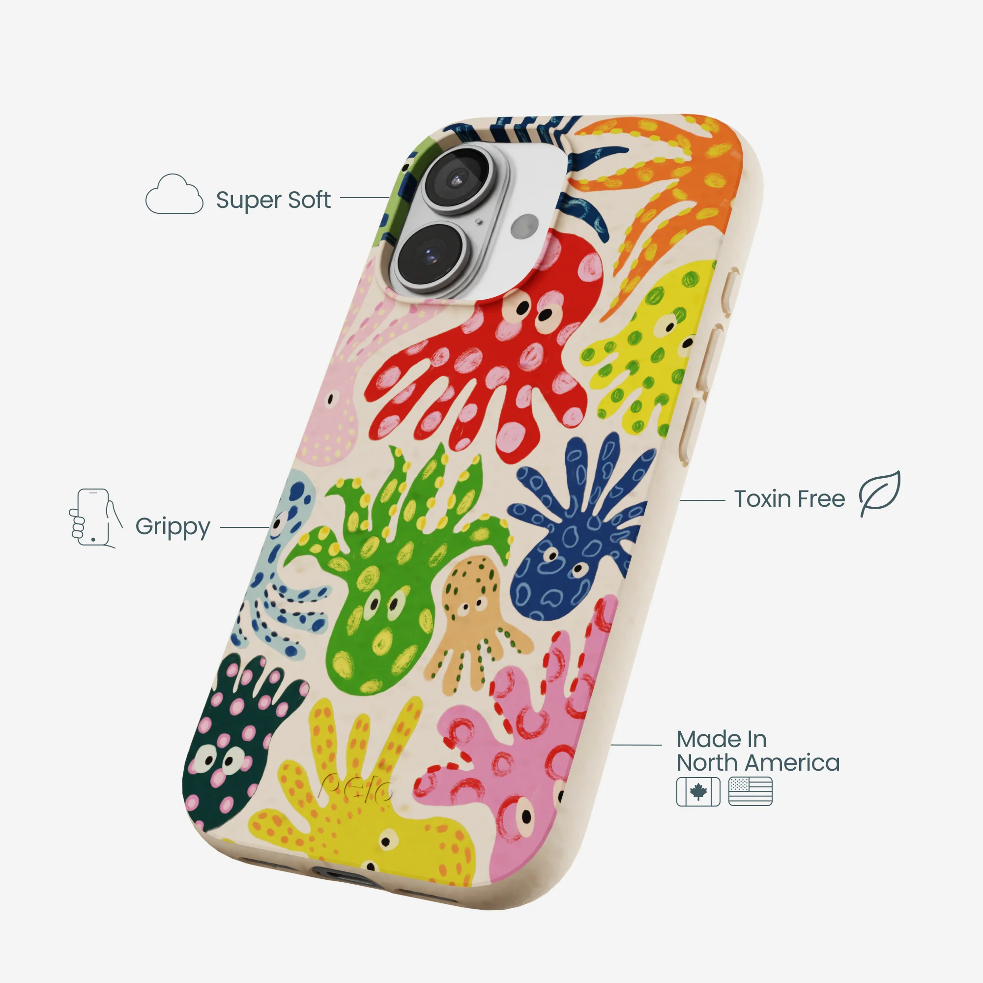 Seashell Octopi iPhone 17 Case - Image 4