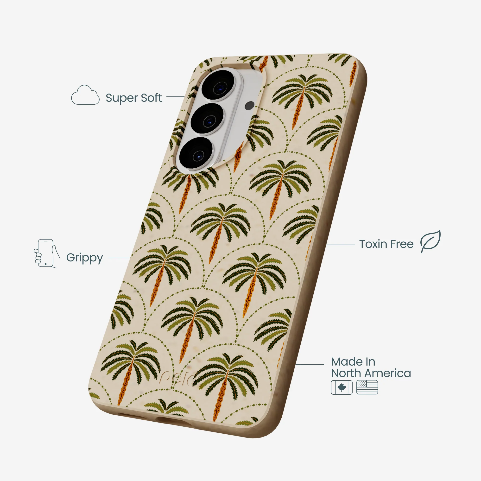 Seashell Palm Reverie Samsung Galaxy S26 Case - Image 4