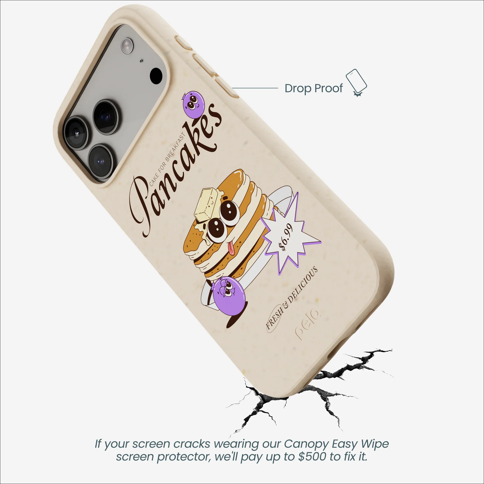 Seashell Pancake Time iPhone 17 Pro Max Case - Image 4