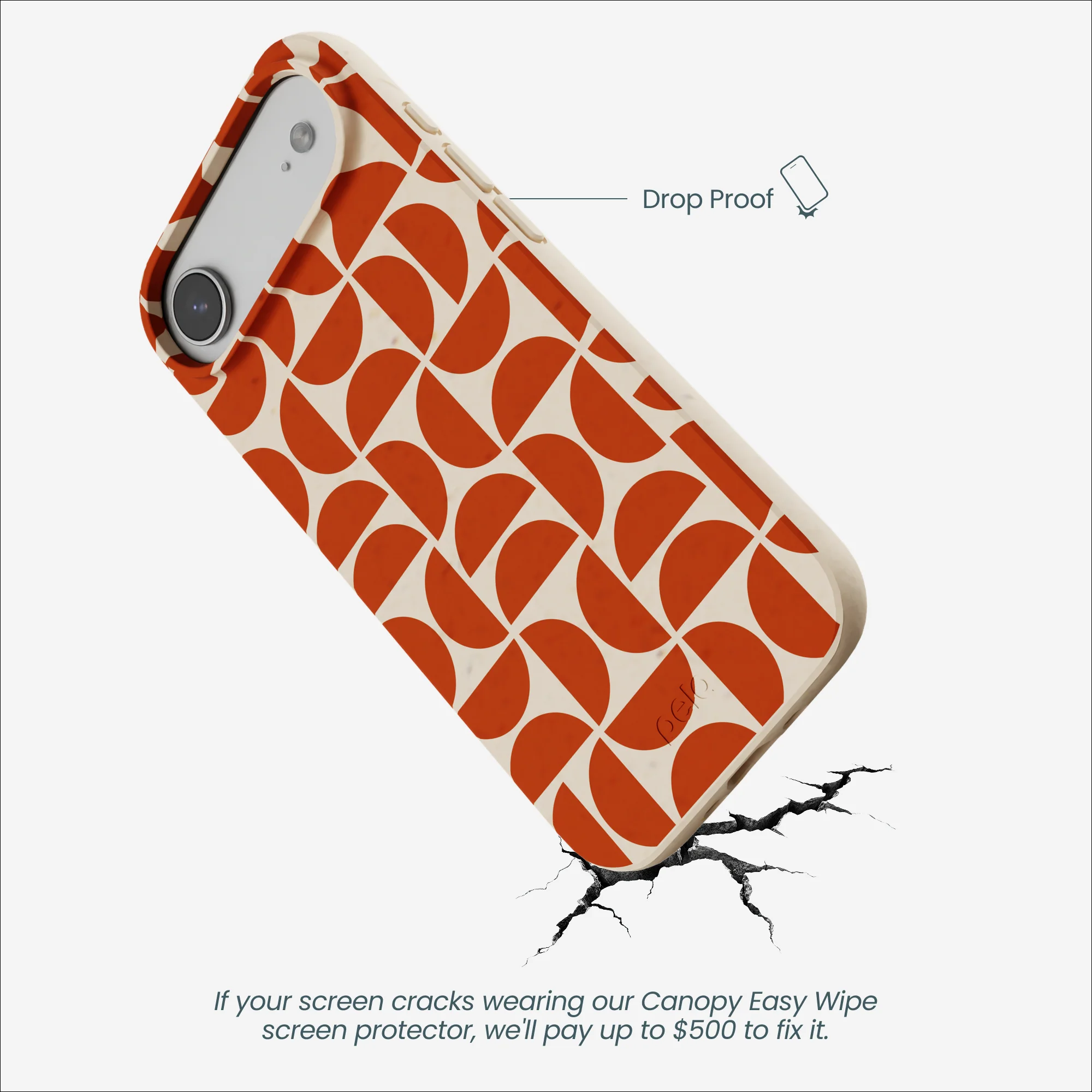 Seashell Paprika Play iPhone Air Case - Image 5