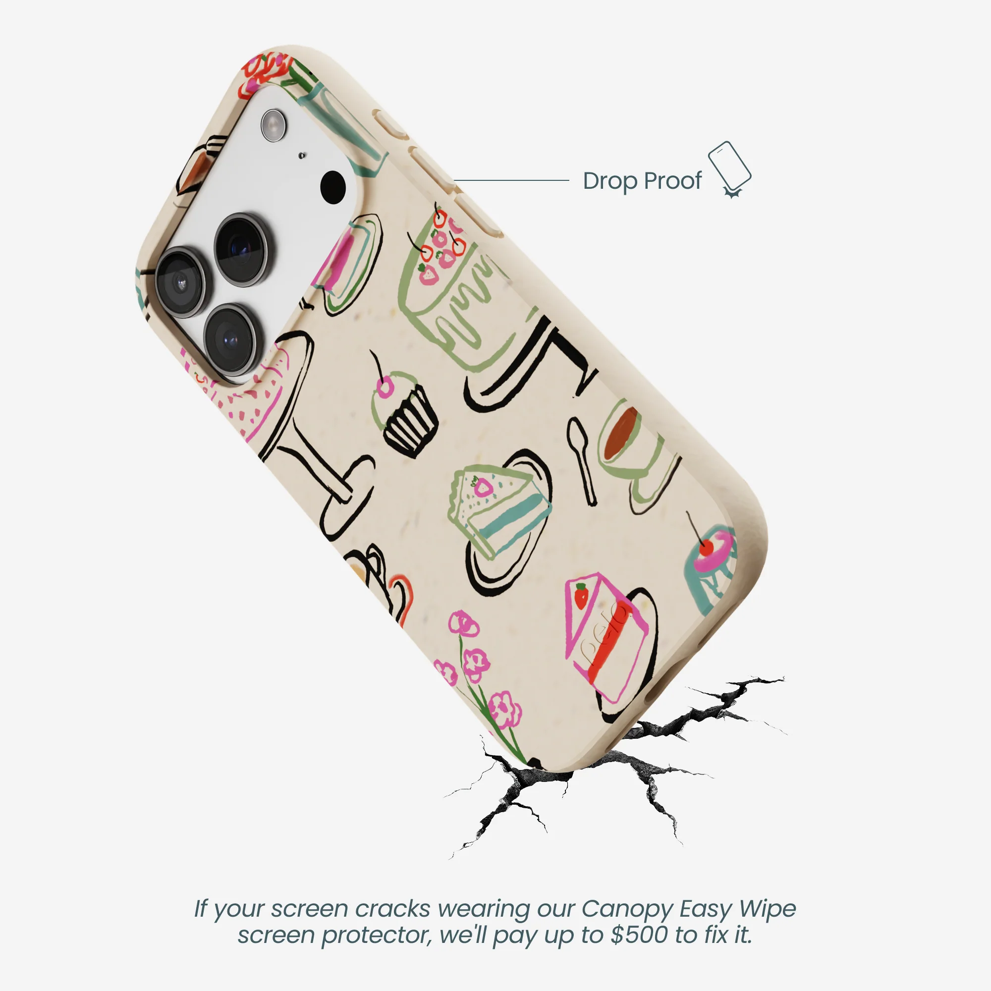 Seashell Pastry Hour iPhone 17 Pro Case - Image 4