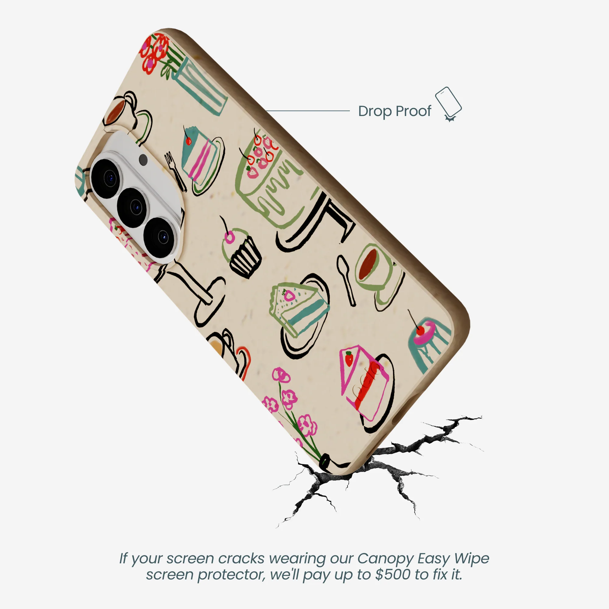 Seashell Pastry Hour Samsung Galaxy S26 Case - Image 5