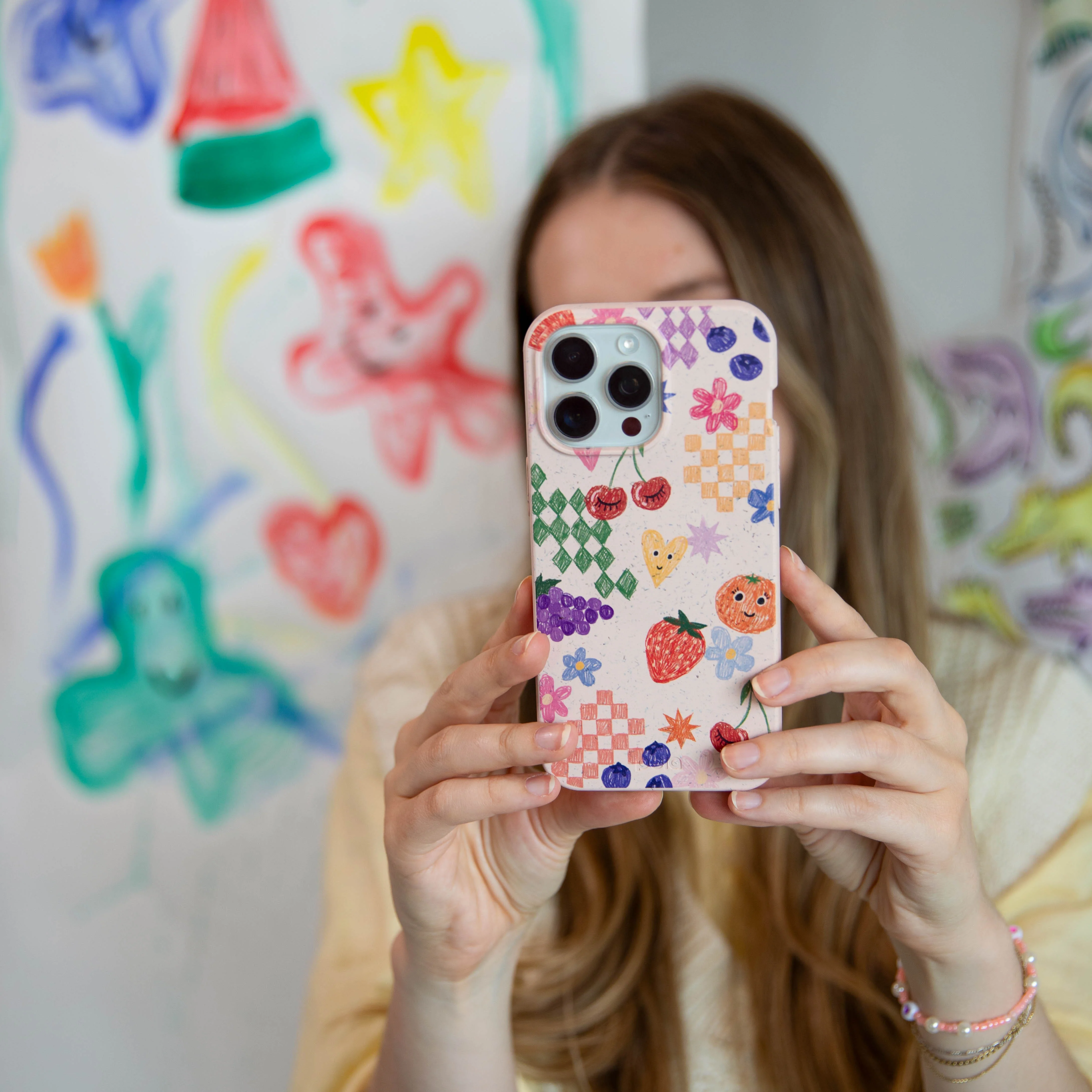 Seashell Pencil Doodles Google Pixel 7 Case - Image 5