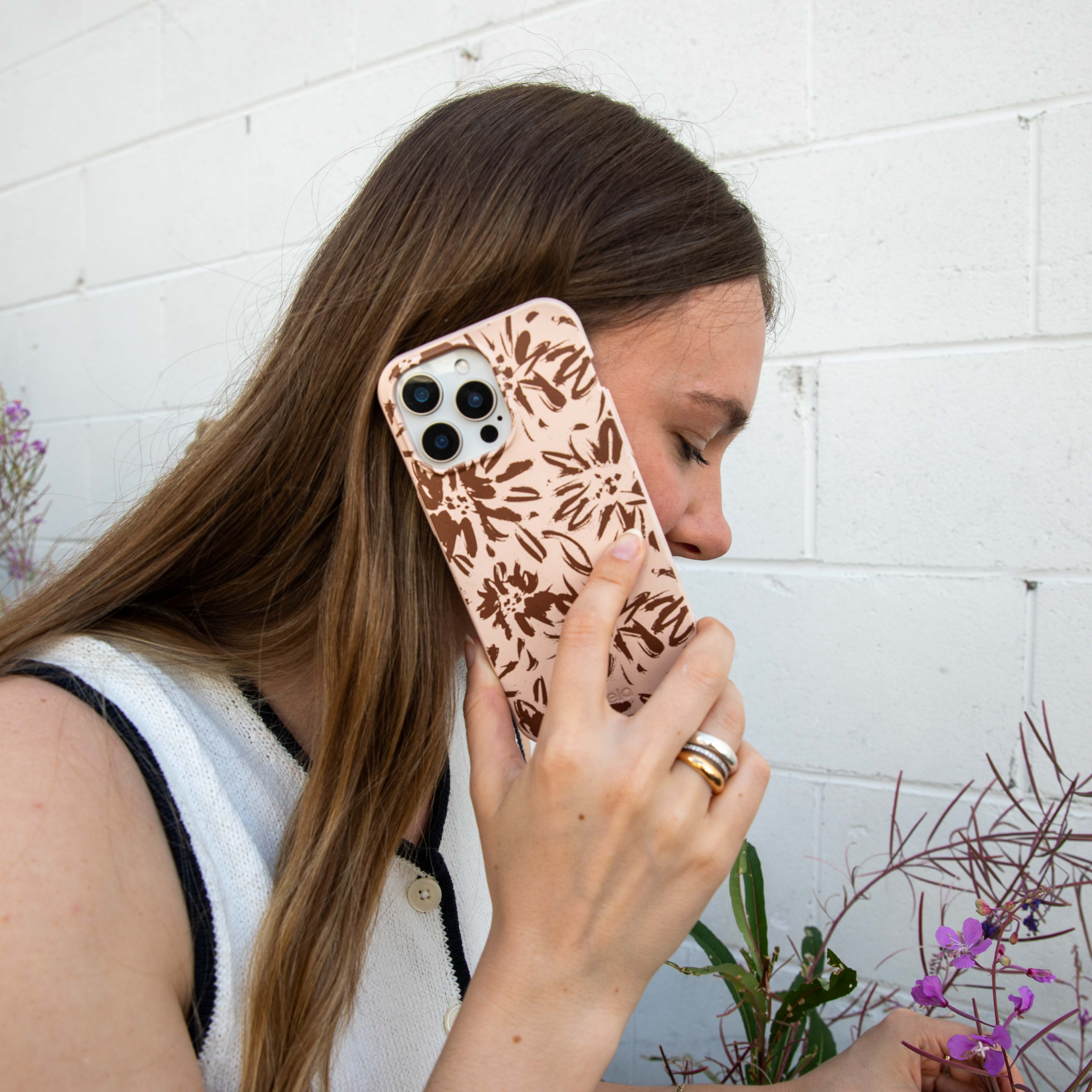 Seashell Petal Burst Google Pixel 8a Case - Image 2