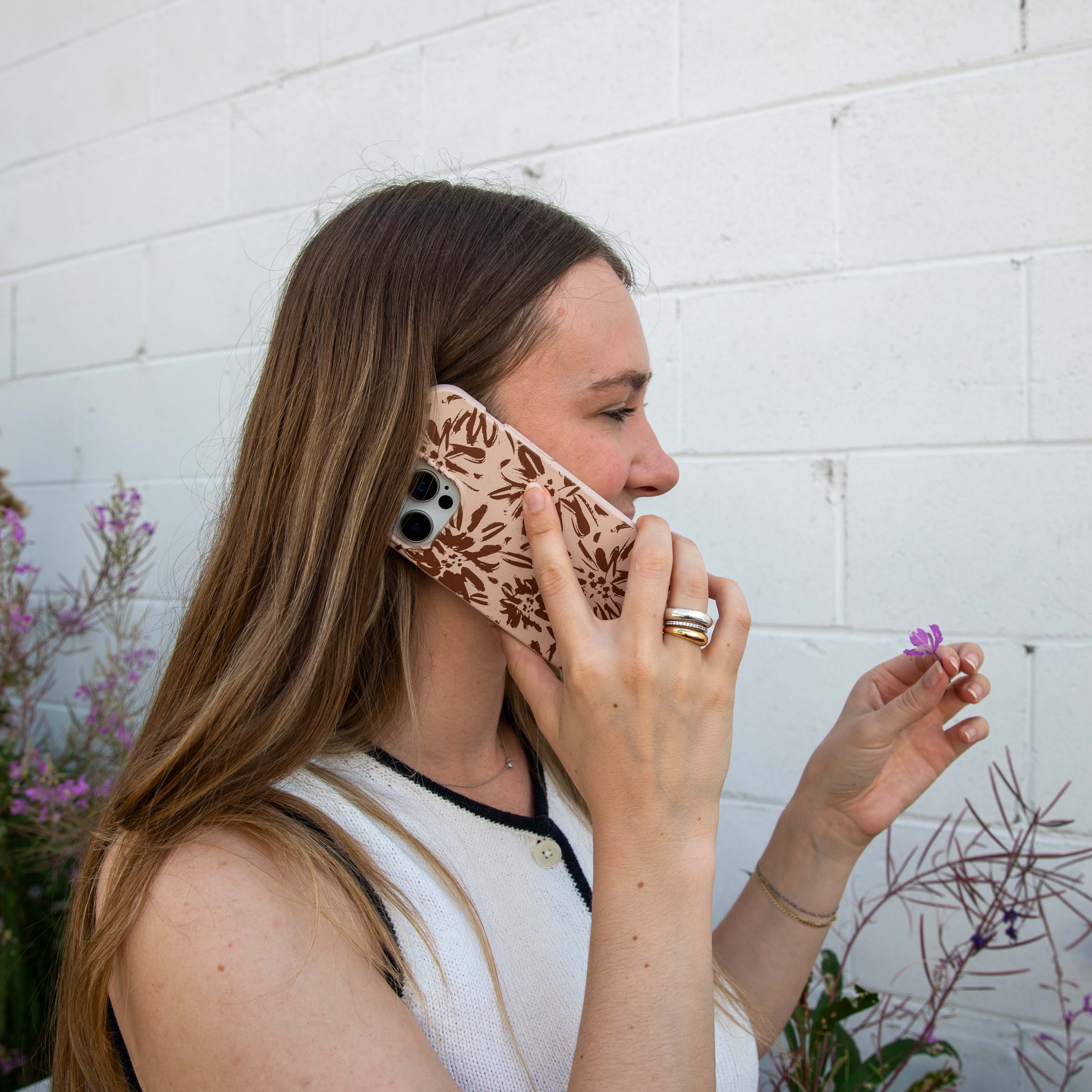 Seashell Petal Burst iPhone 13 Case - Image 7
