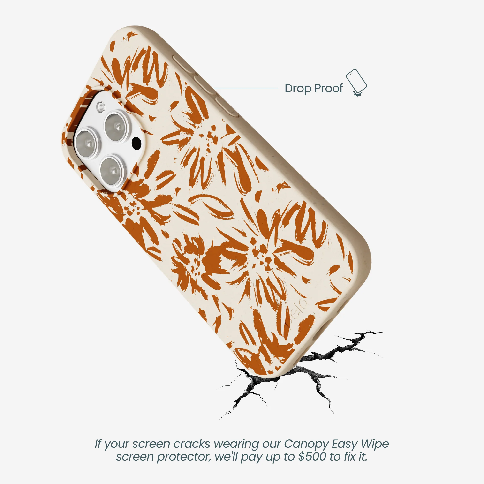 Seashell Petal Burst iPhone 16 Pro Max Case - Image 5