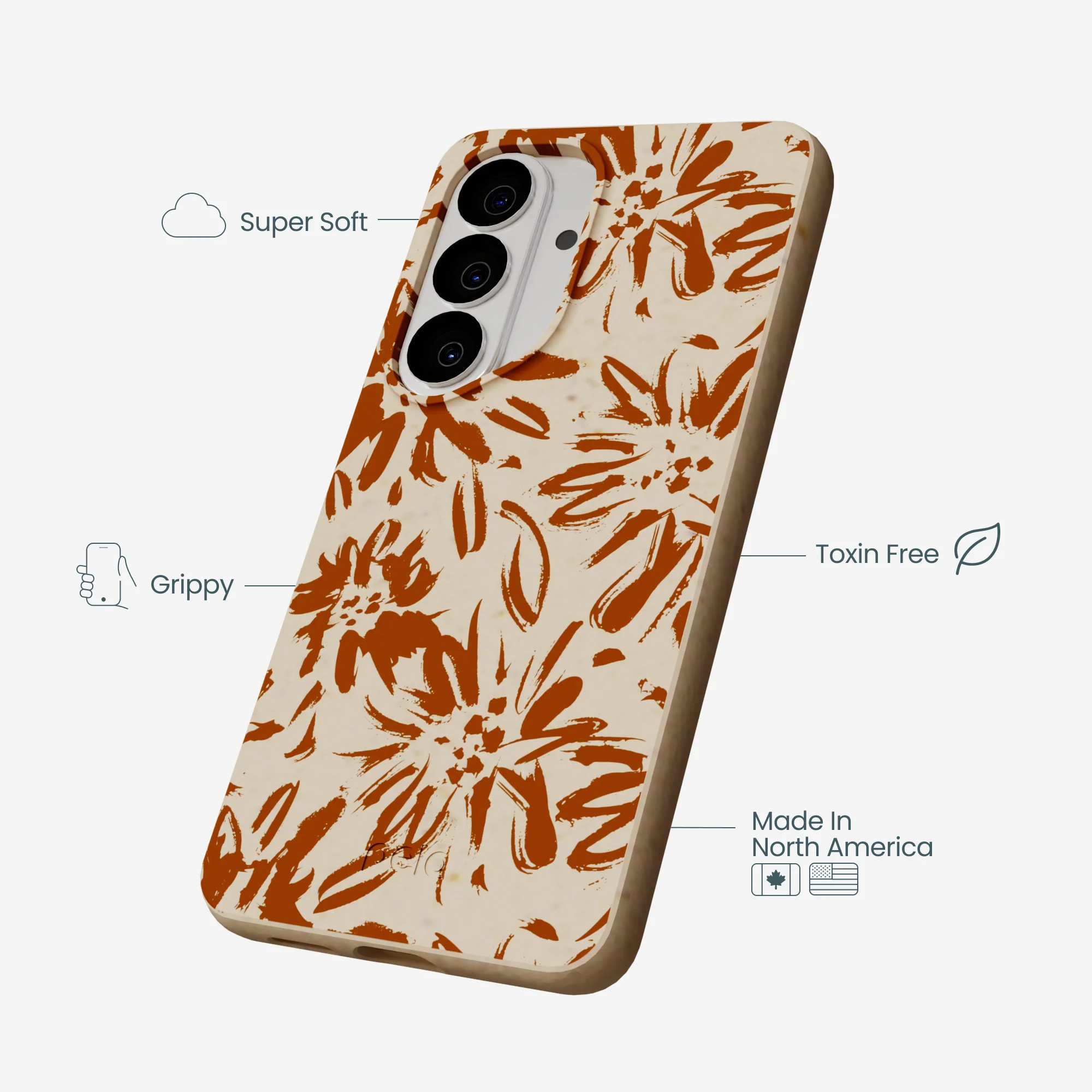 Seashell Petal Burst Samsung Galaxy S26 Case - Image 4