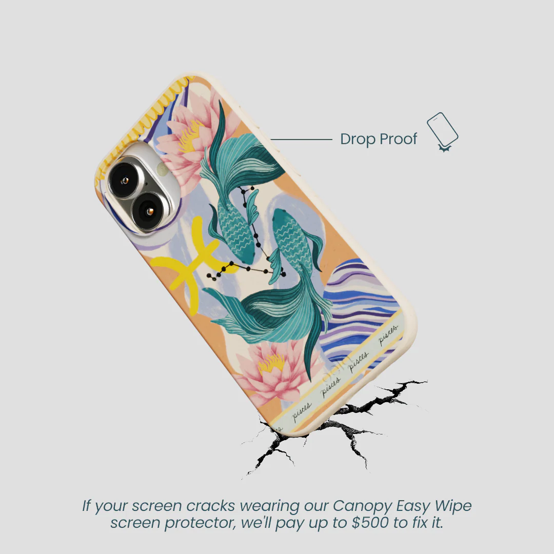 Seashell Pisces Fish iPhone 16 Case - Image 5