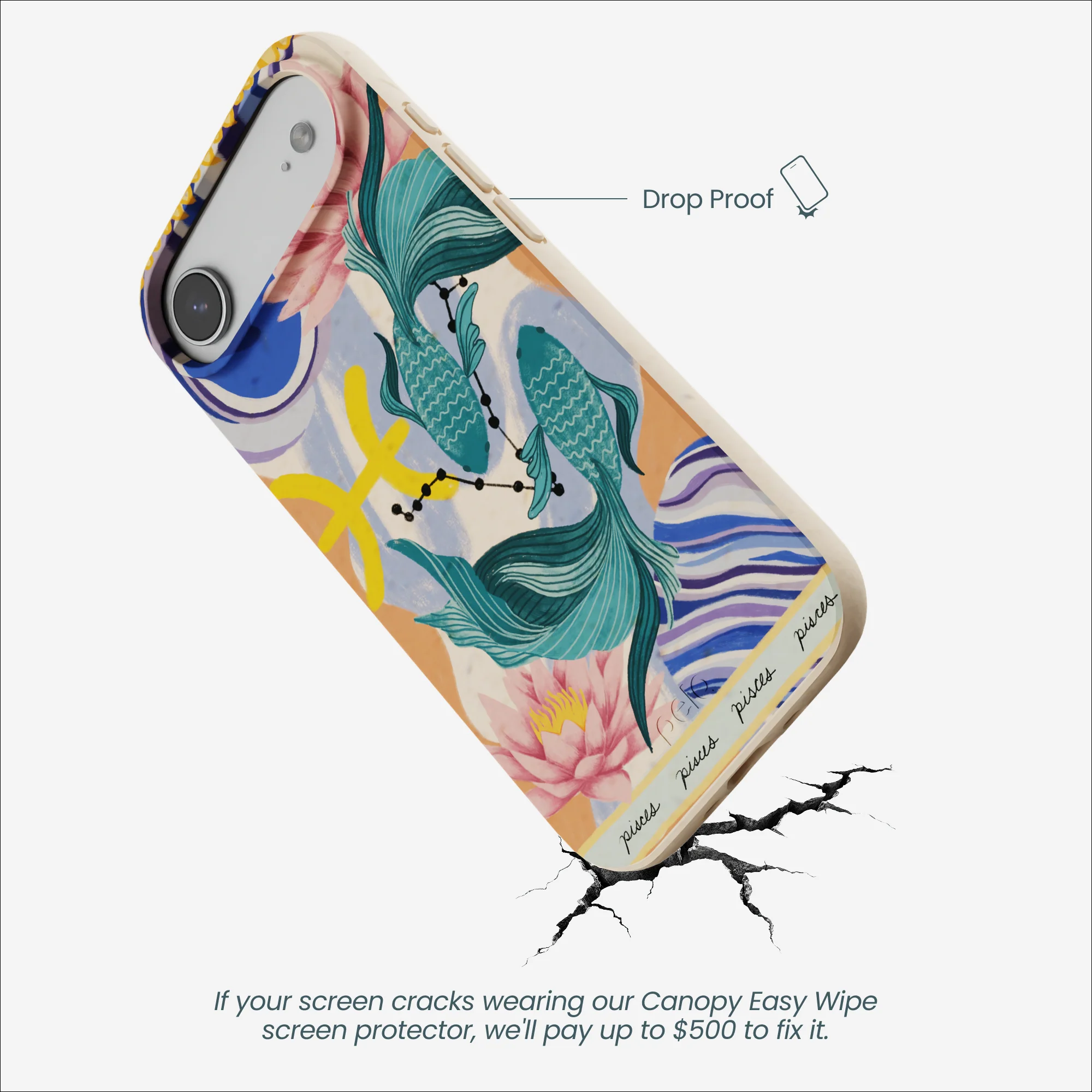Seashell Pisces Fish iPhone Air Case - Image 4