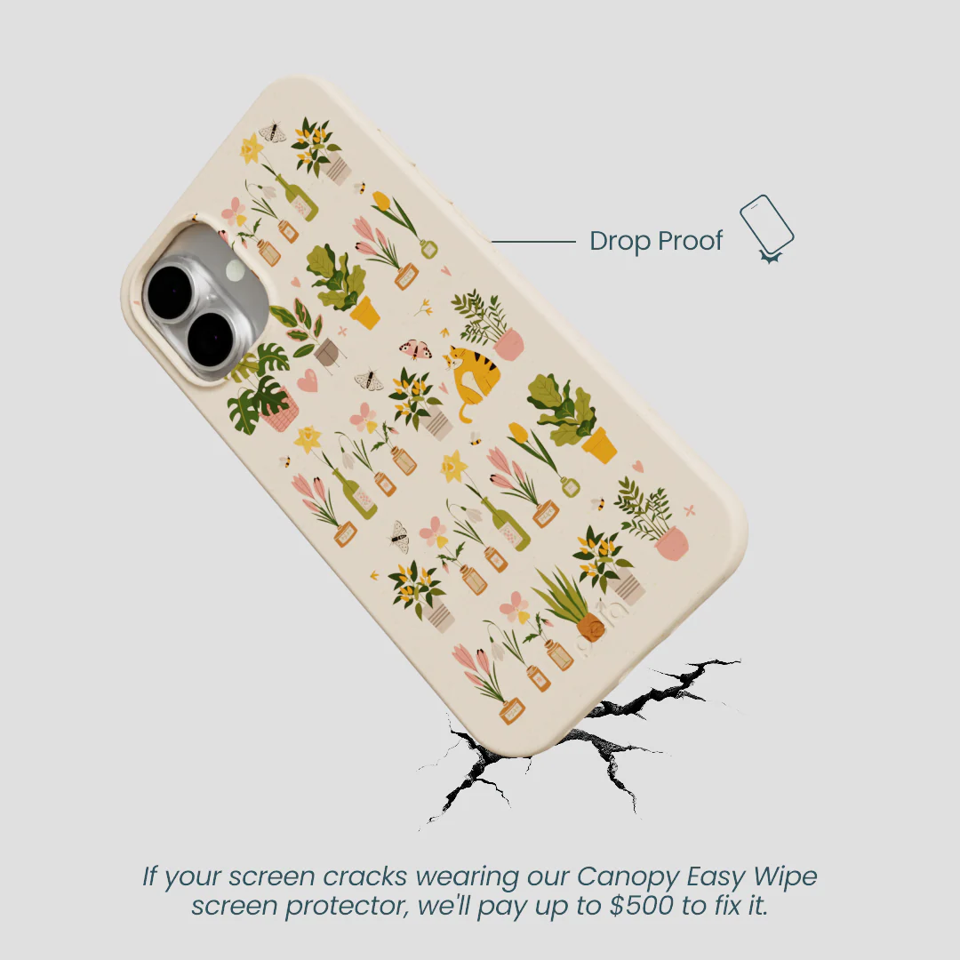 Seashell Plants and Blooms iPhone 16 Plus Case - Image 4