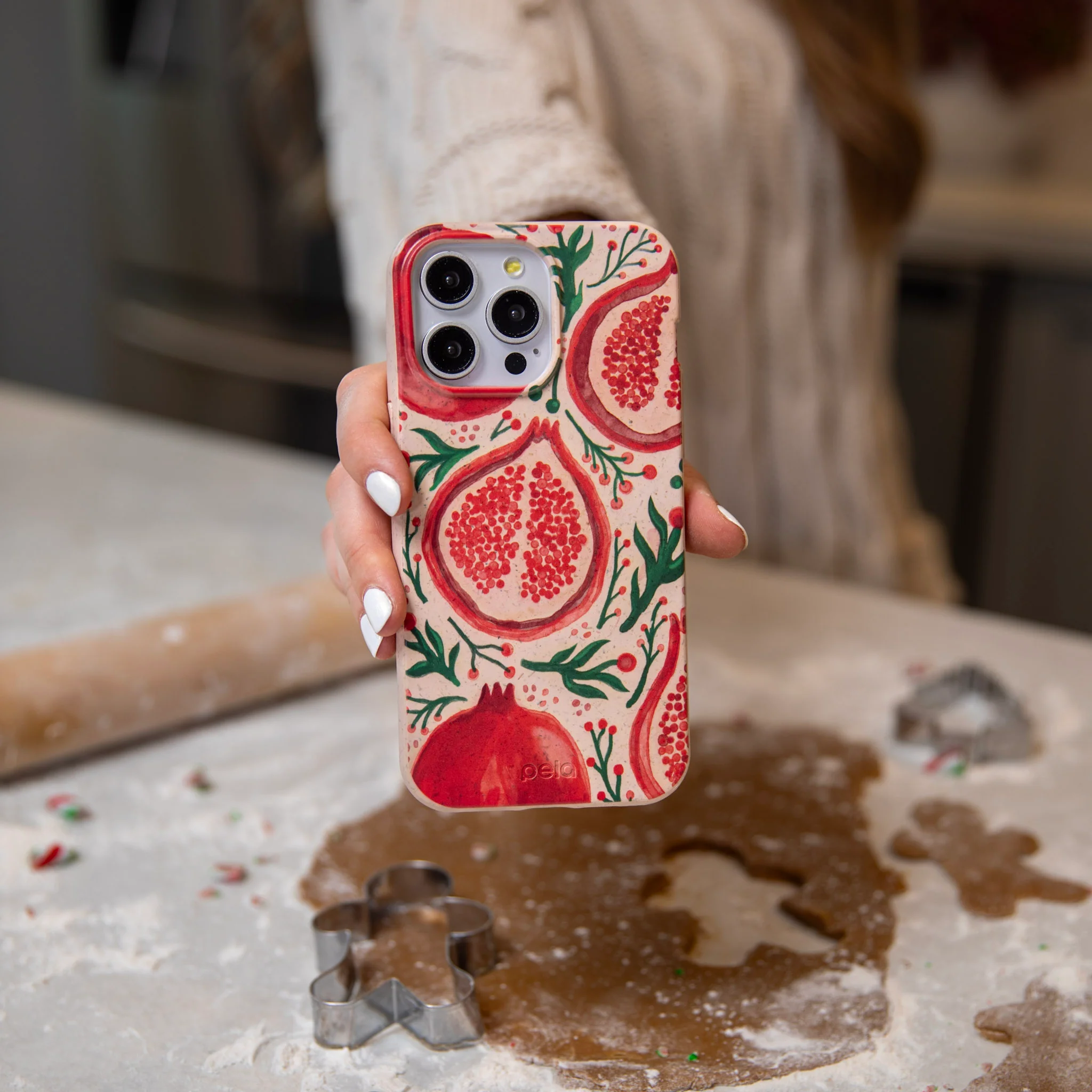 Seashell Pomegranate Cheer Google Pixel 6a Case - Image 6