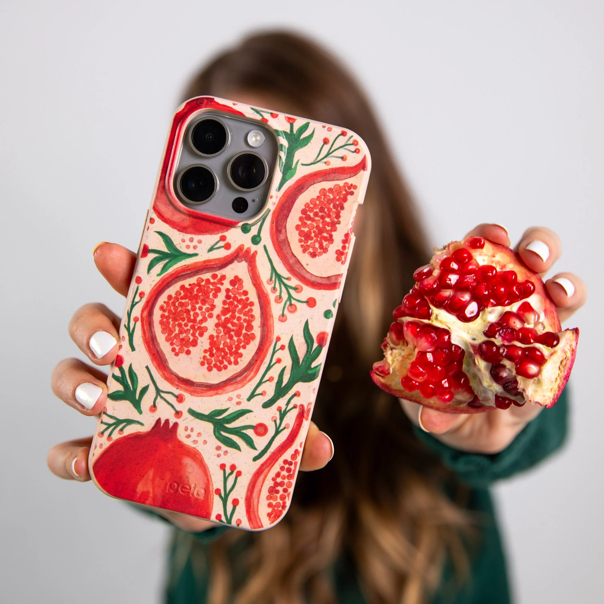Seashell Pomegranate Cheer iPhone 12 Mini Case - Image 2