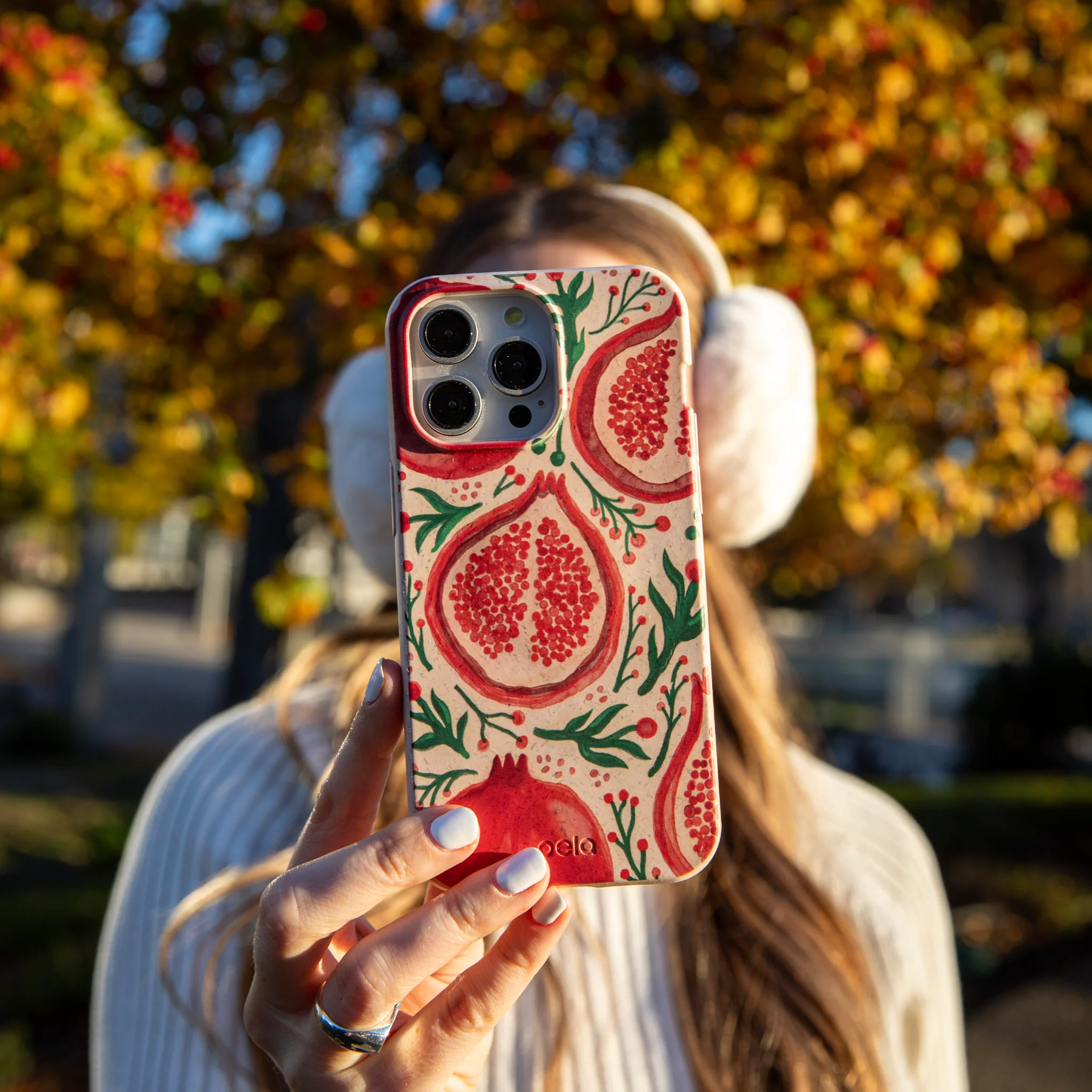 Seashell Pomegranate Cheer iPhone 15 Plus Case - Image 7