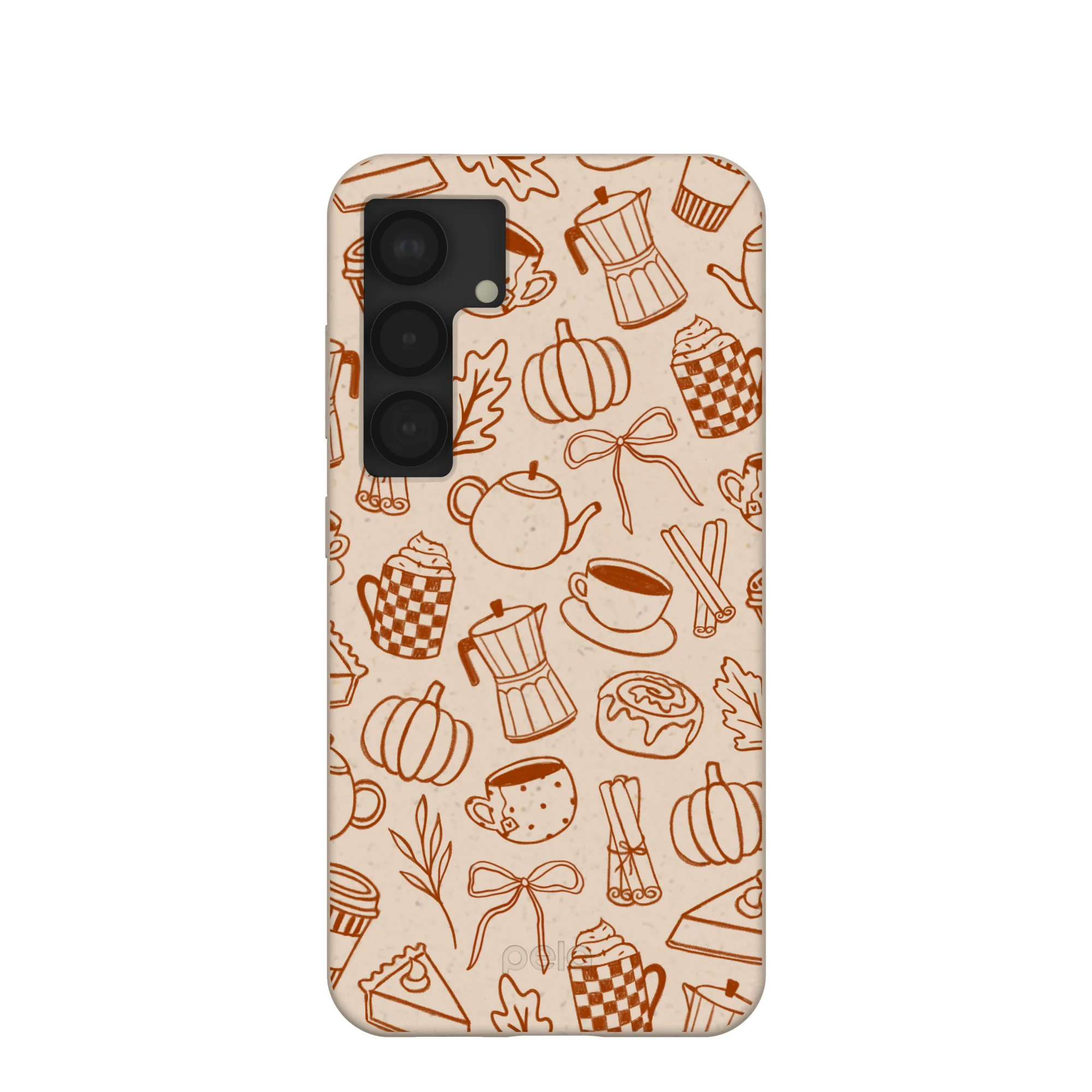 Seashell Pumpkin Spice Samsung Galaxy S25 Case