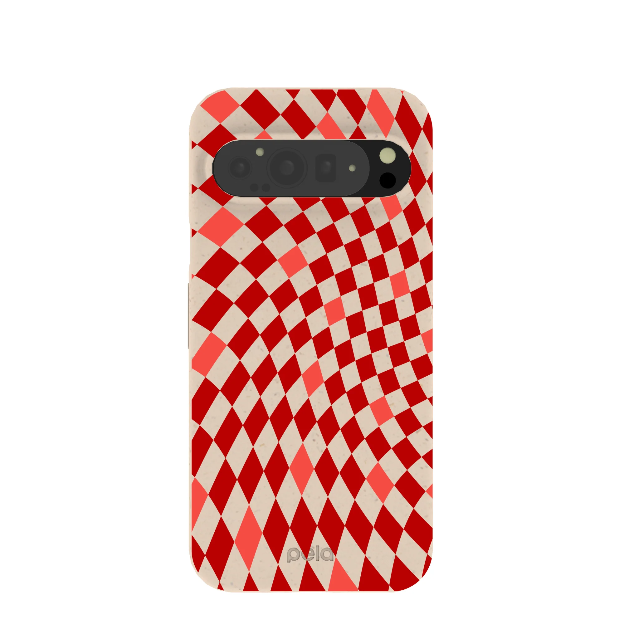 Seashell Red Checks Google Pixel 9 Pro XL Case