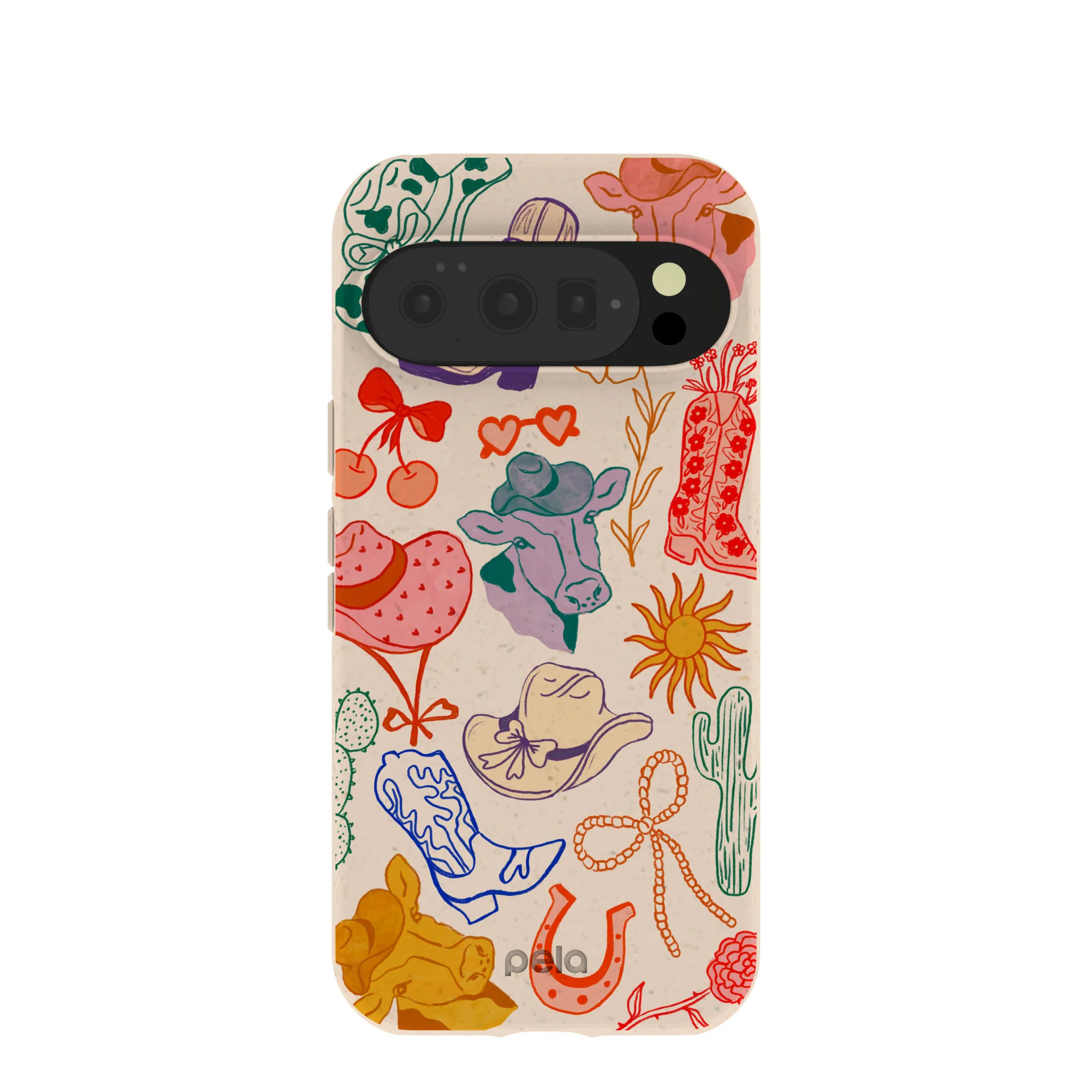 Seashell Retro Rodeo Google Pixel 10/10 Pro Case