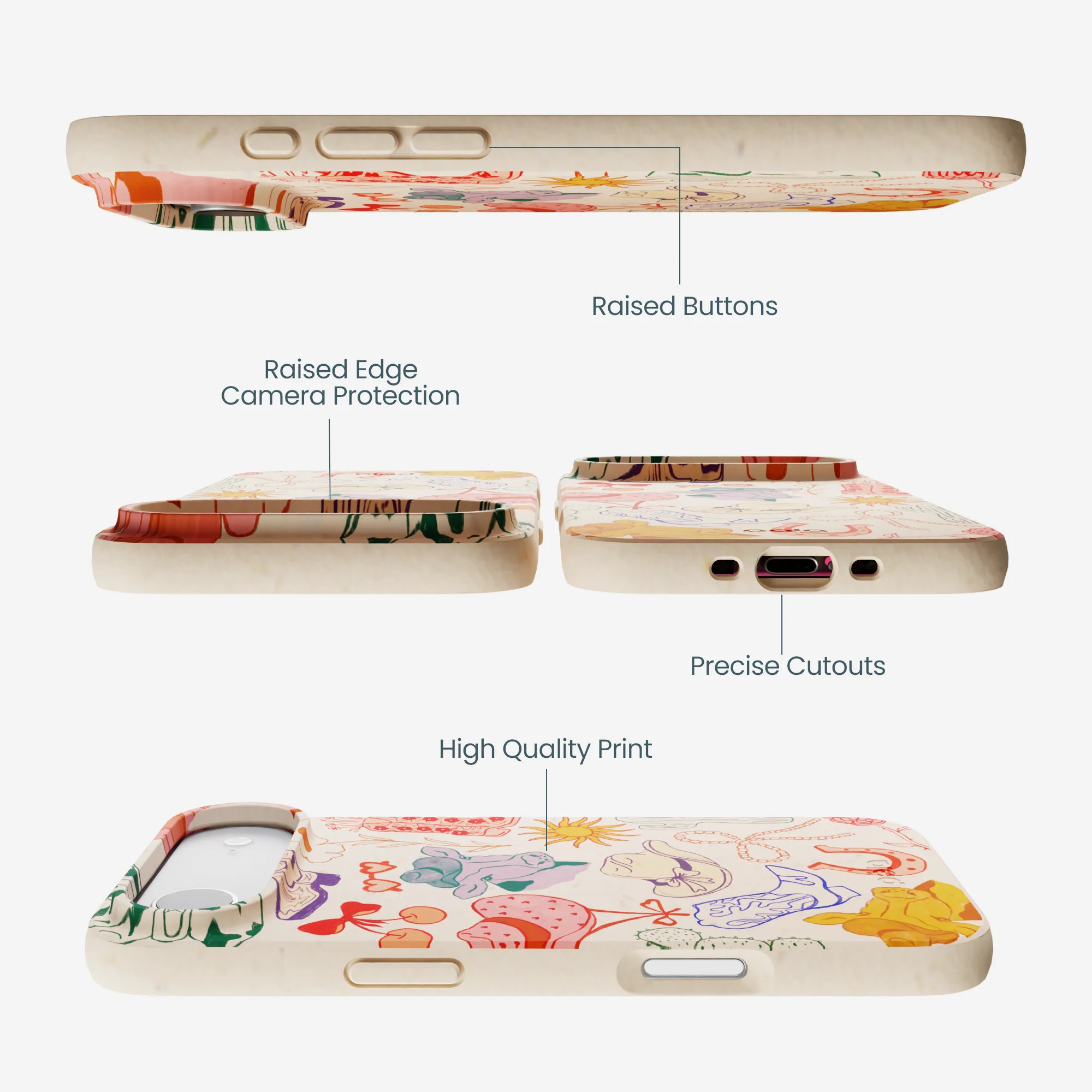 Seashell Retro Rodeo iPhone Air Case - Image 3