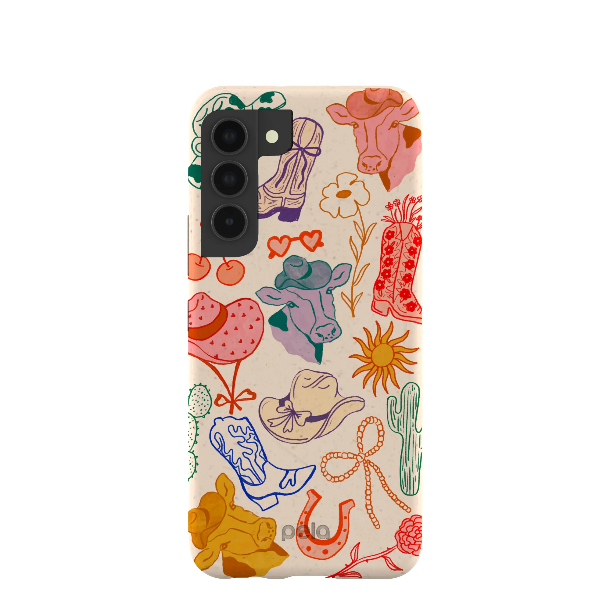 Seashell Retro Rodeo Samsung Galaxy S22 Case