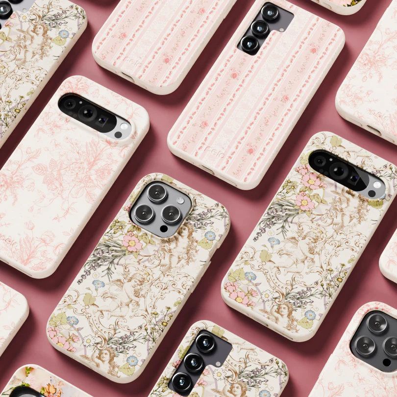 Seashell Rococo Bouquets iPhone 12 Pro Max Case - Image 6