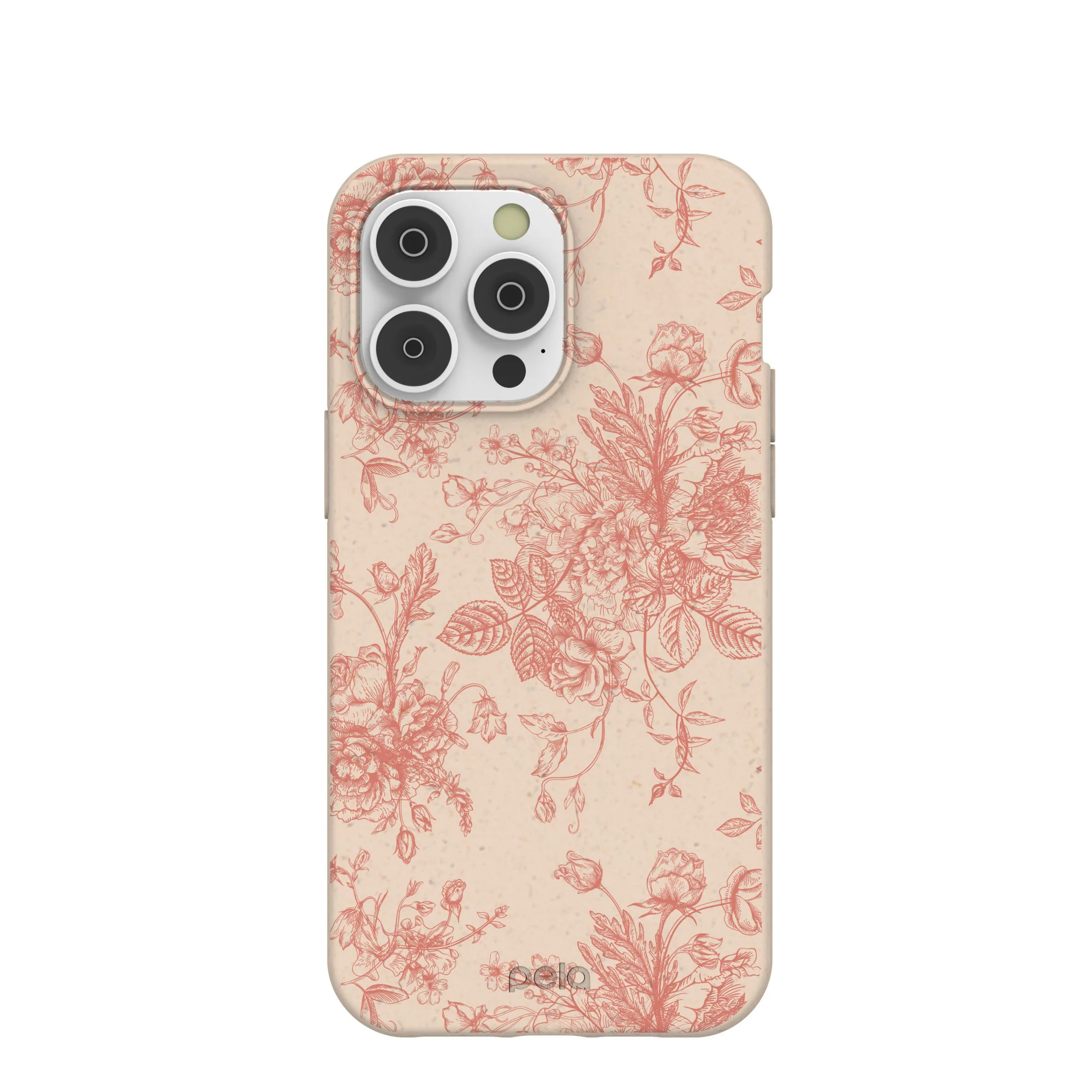 Seashell Rococo Bouquets iPhone 14 Pro Max Case