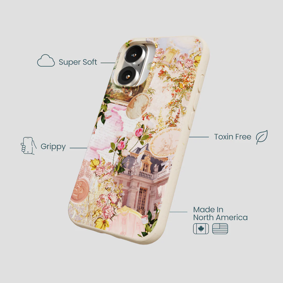 Seashell Rococo Romance iPhone 16 Case - Image 4