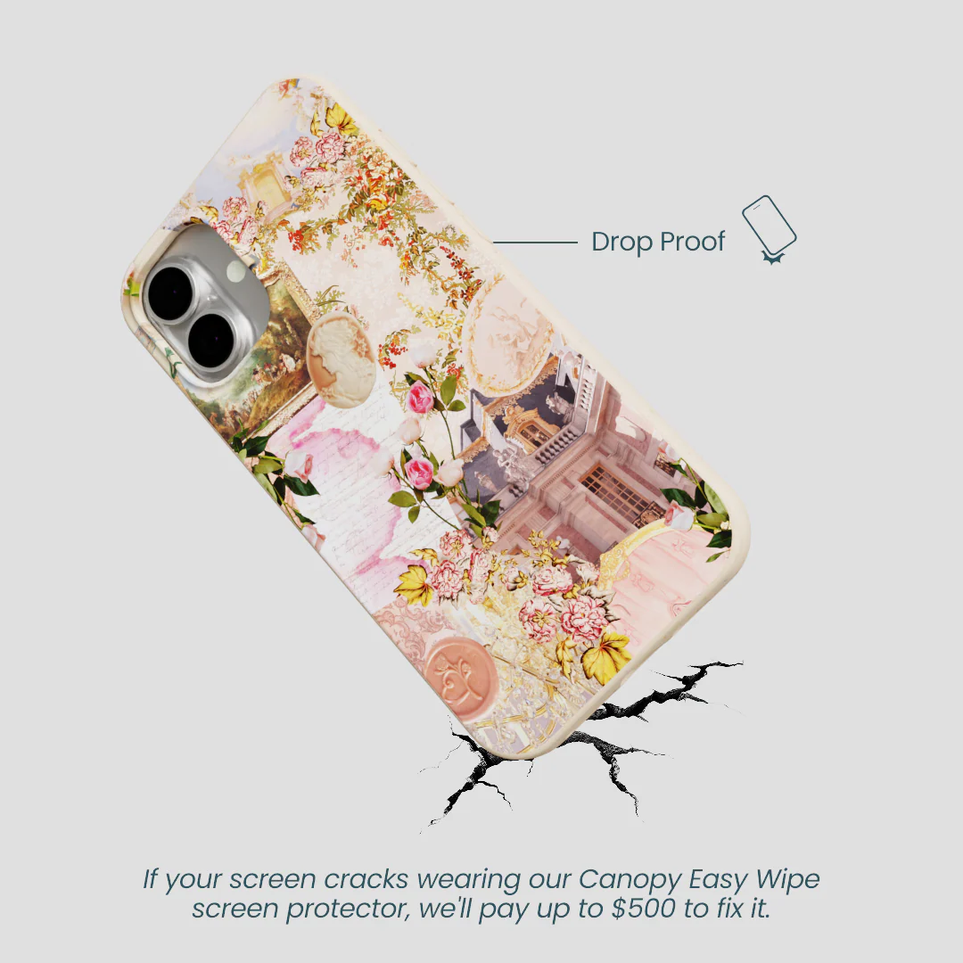 Seashell Rococo Romance iPhone 16 Plus Case - Image 5