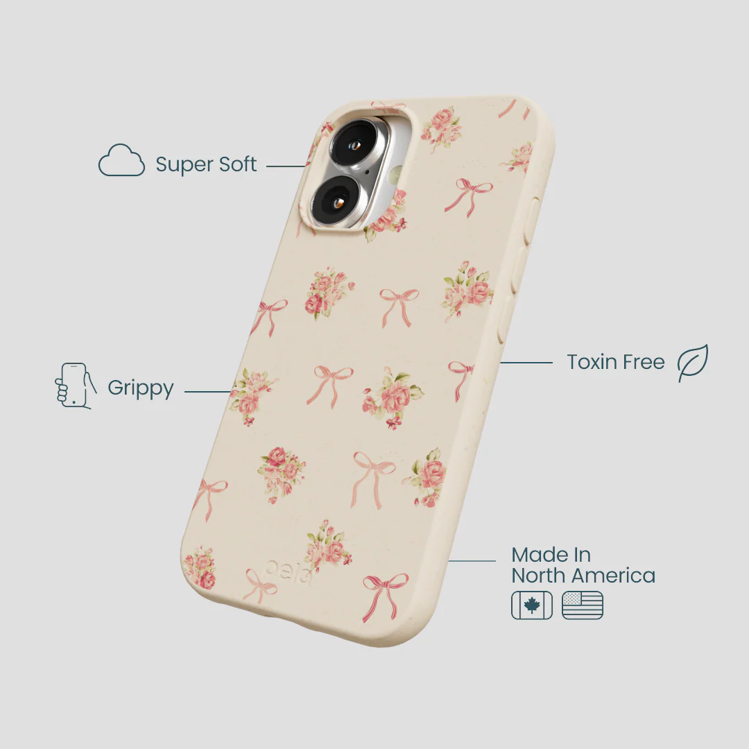 Seashell Roses and Bows iPhone 16 Case - Image 4