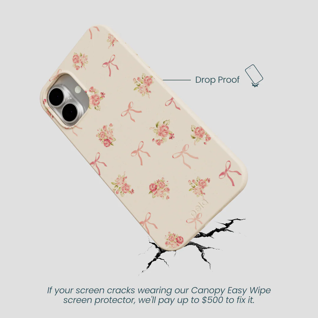 Seashell Roses and Bows iPhone 16 Plus Case - Image 5