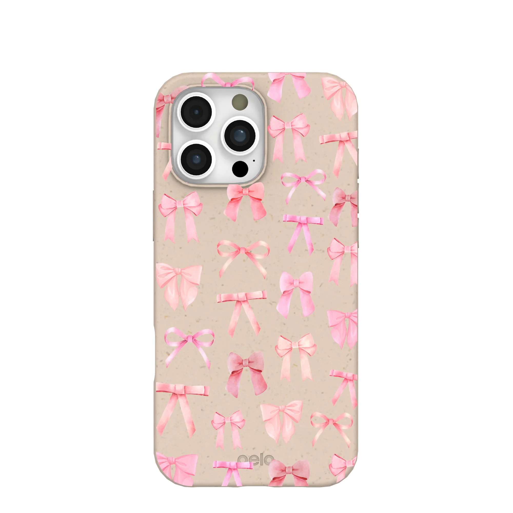 Seashell Rosy Bows iPhone 16 Pro Max Case