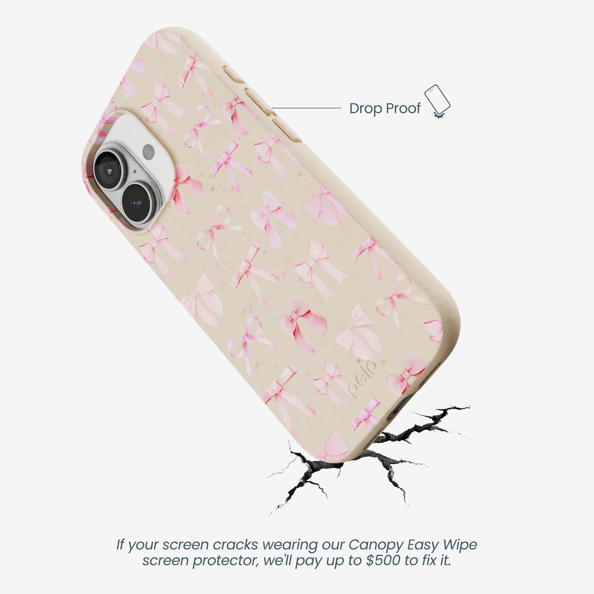 Seashell Rosy Bows iPhone 17 Case - Image 5