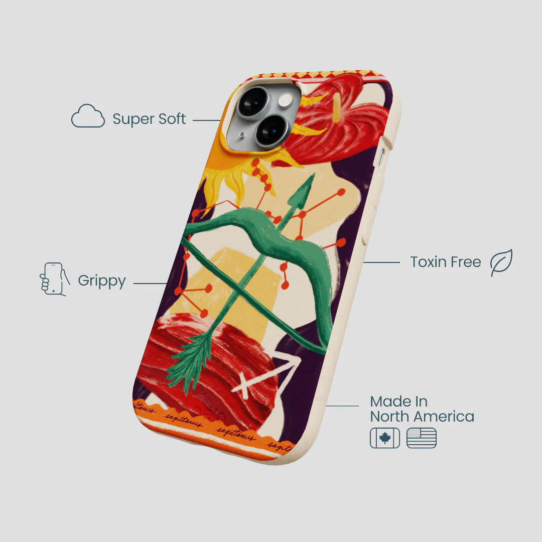 Seashell Sagittarius Archer iPhone 14 Case - Image 4