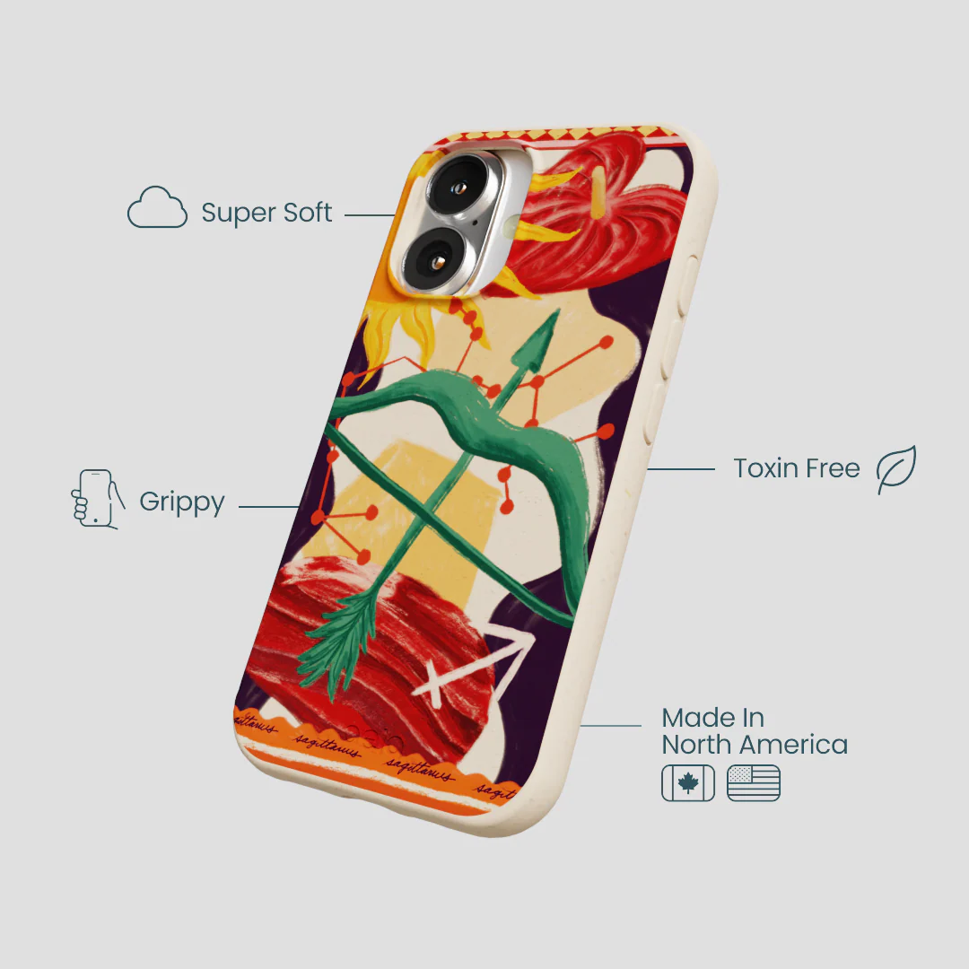 Seashell Sagittarius Archer iPhone 16 Case - Image 4