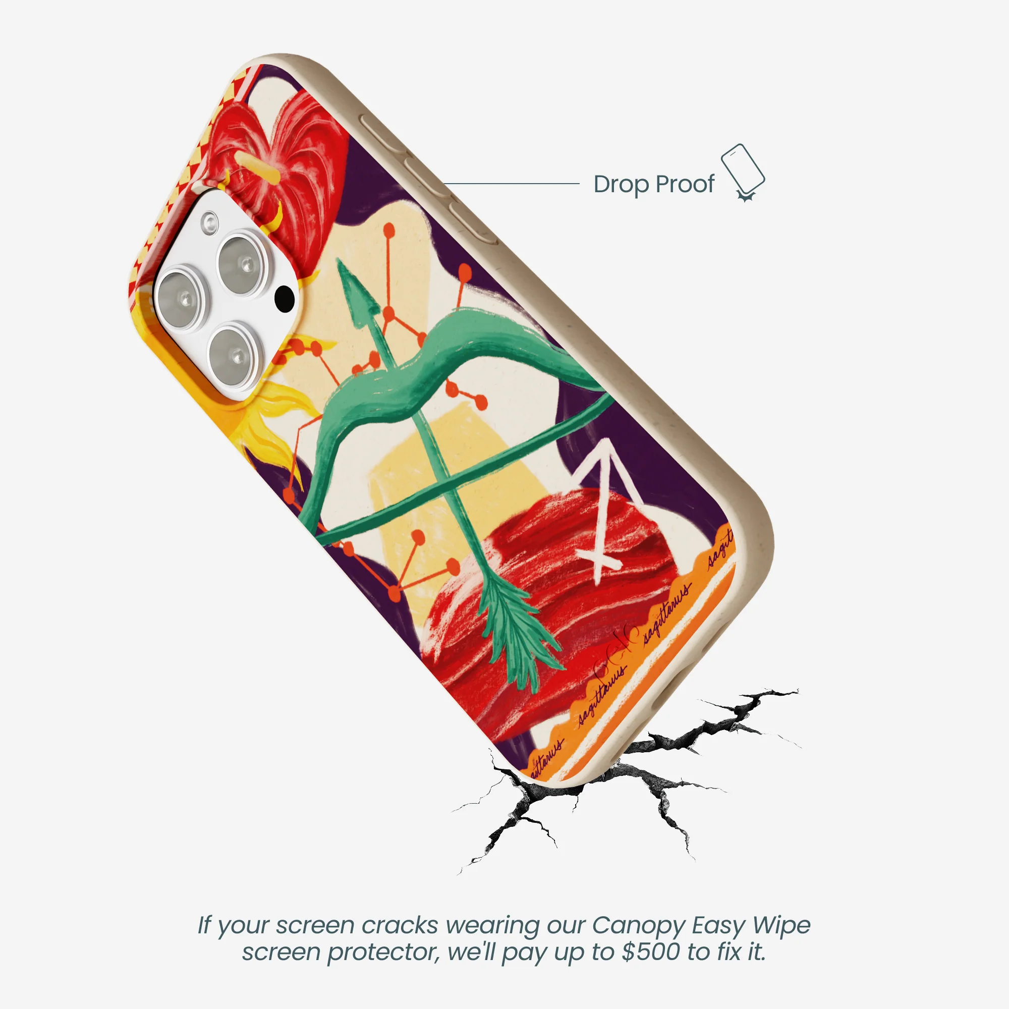 Seashell Sagittarius Archer iPhone 16 Pro Max Case - Image 5